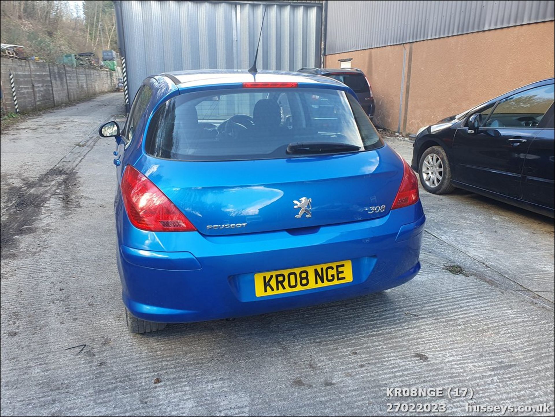 08/08 PEUGEOT 308 SPORT 120 - 1598cc 5dr Hatchback (Blue, 83k) - Image 17 of 45