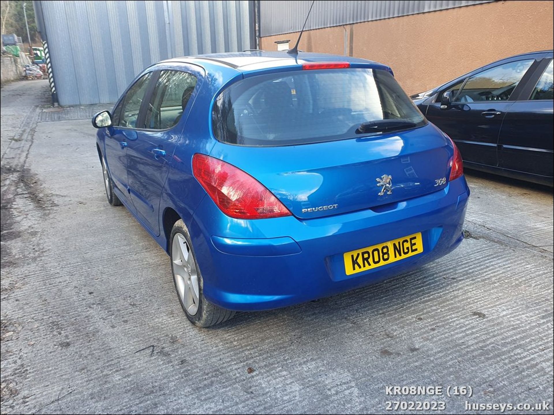 08/08 PEUGEOT 308 SPORT 120 - 1598cc 5dr Hatchback (Blue, 83k) - Image 16 of 45