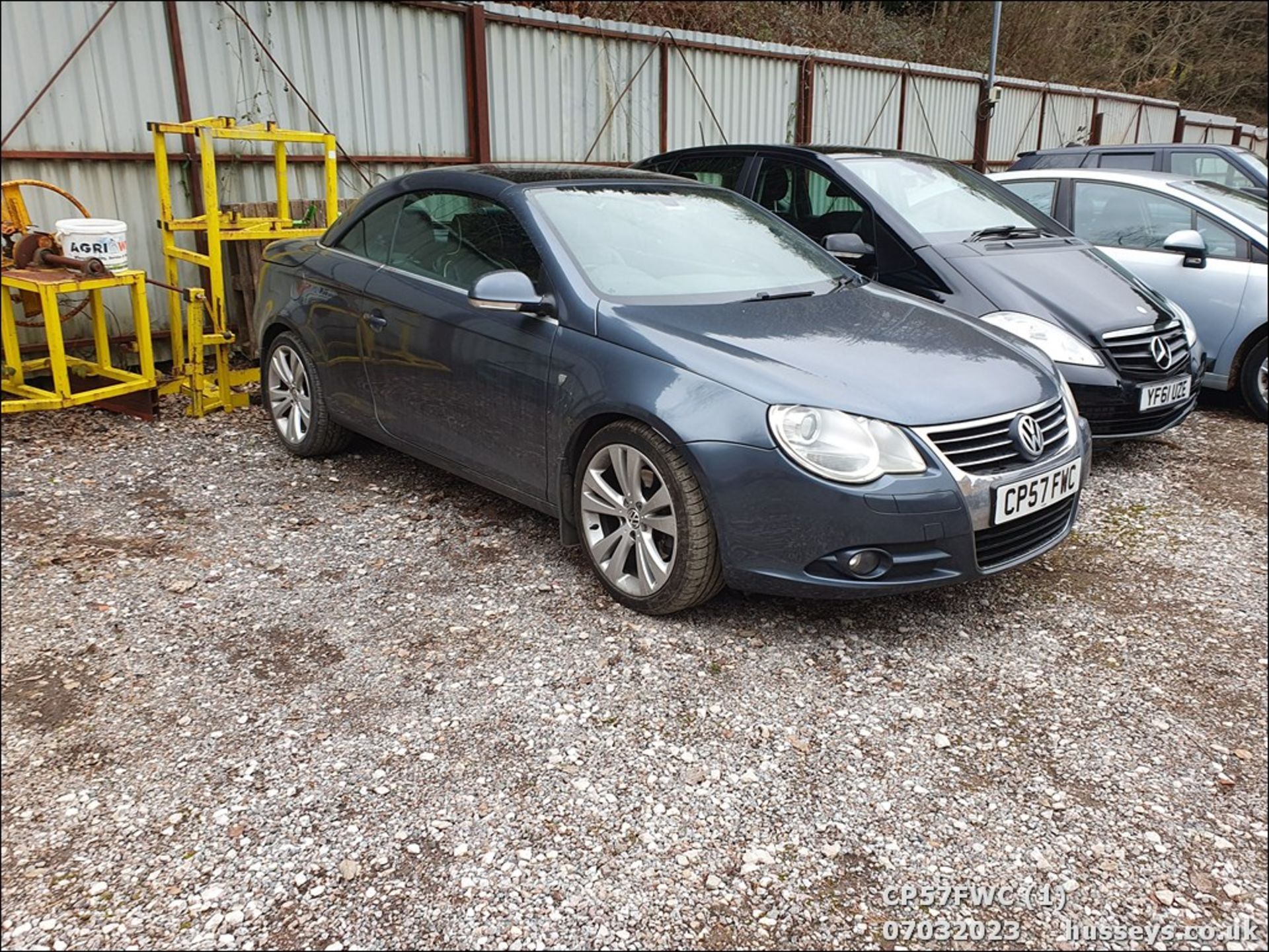 07/57 VOLKSWAGEN EOS INDIVIDUAL TDI 140 A - 1968cc 2dr Convertible (Grey, 92k) - Image 2 of 64