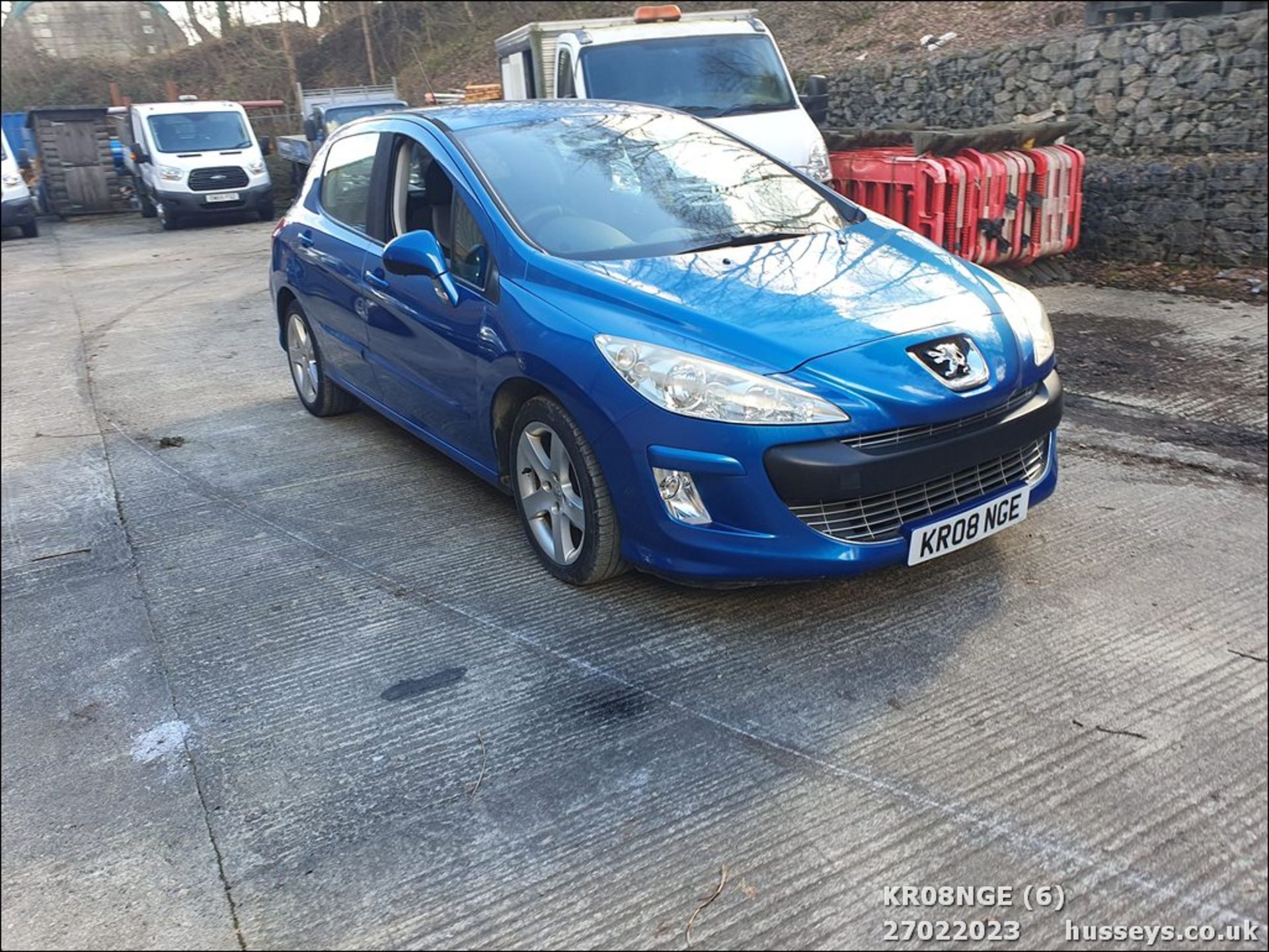 08/08 PEUGEOT 308 SPORT 120 - 1598cc 5dr Hatchback (Blue, 83k) - Image 6 of 45