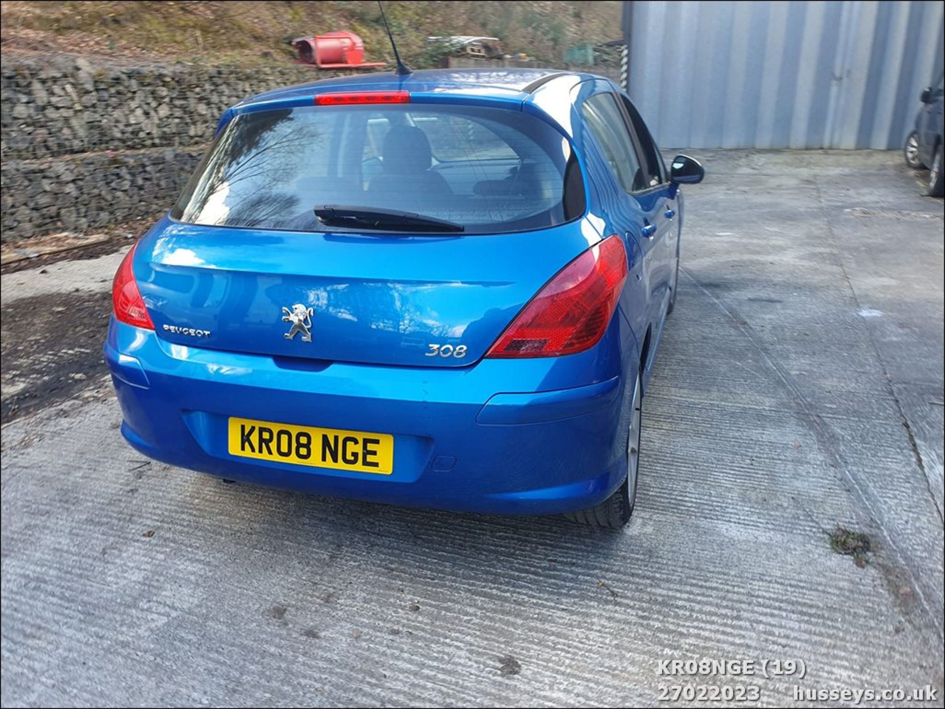 08/08 PEUGEOT 308 SPORT 120 - 1598cc 5dr Hatchback (Blue, 83k) - Image 19 of 45