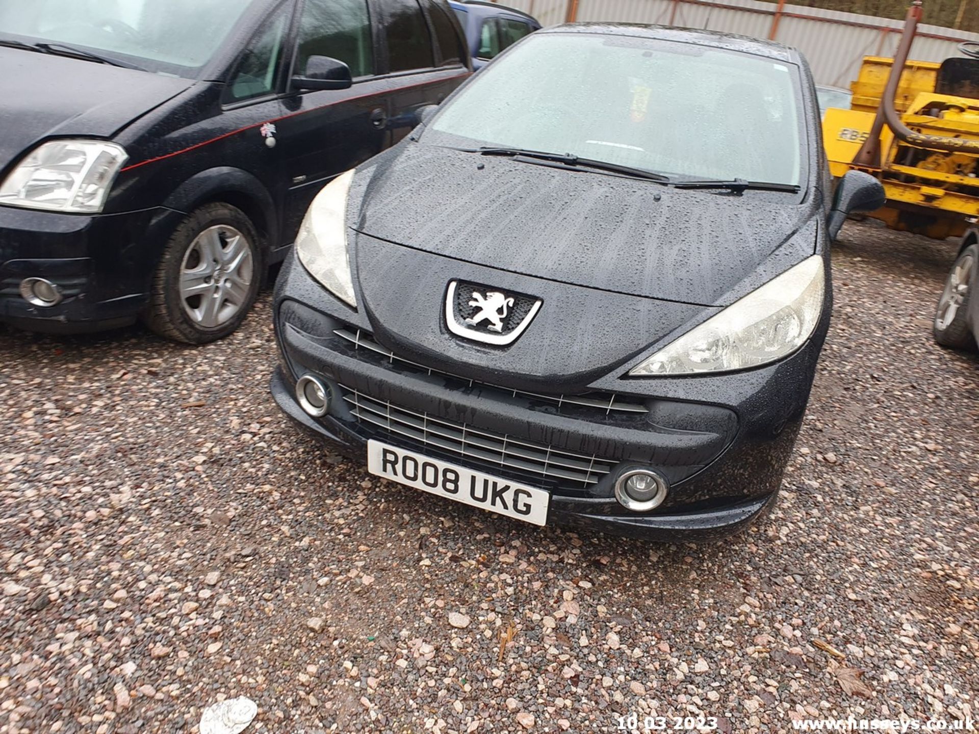 08/08 PEUGEOT 207 SPORT - 1397cc 5dr Hatchback (Black) - Image 8 of 21