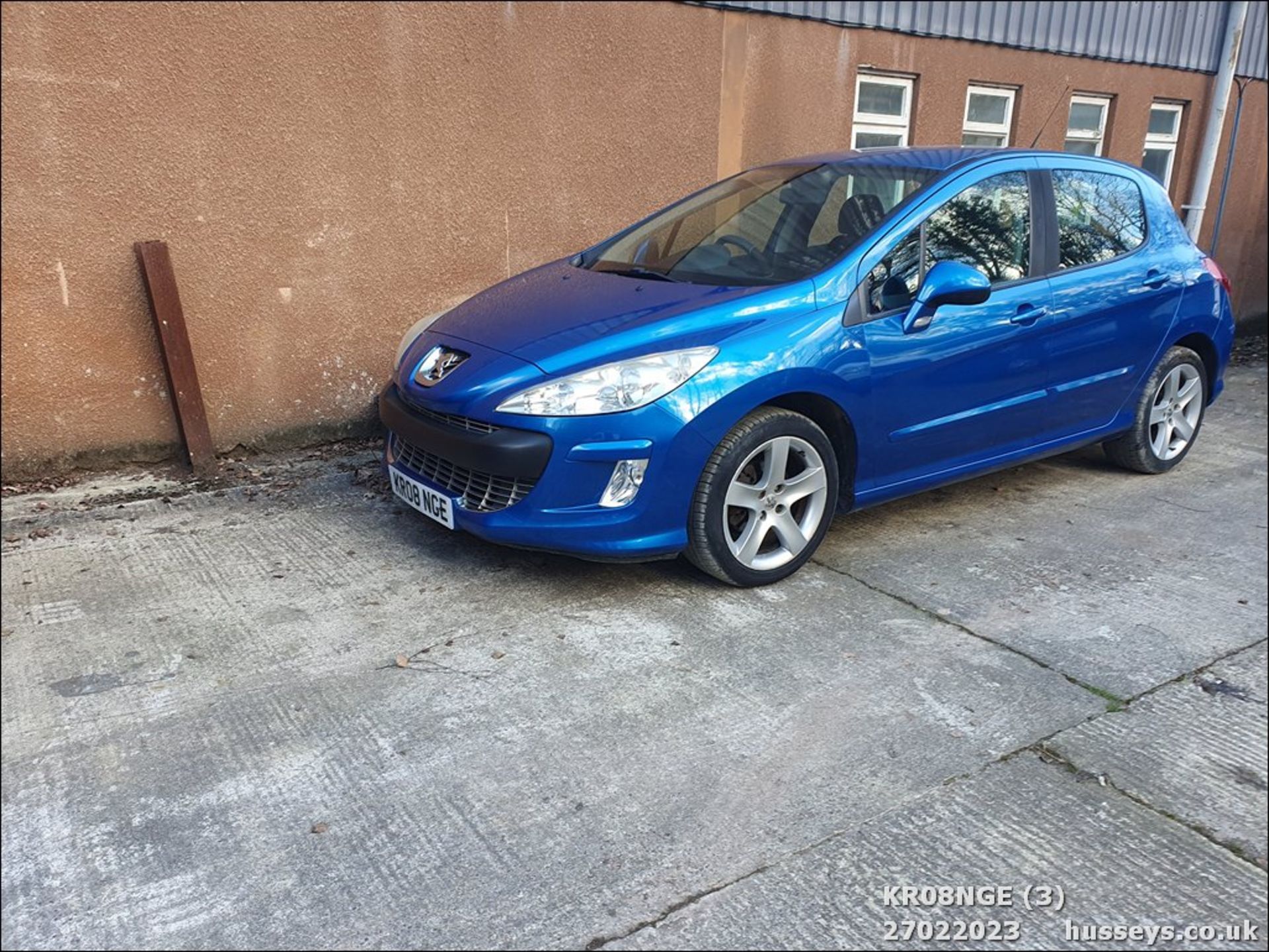 08/08 PEUGEOT 308 SPORT 120 - 1598cc 5dr Hatchback (Blue, 83k) - Image 2 of 45