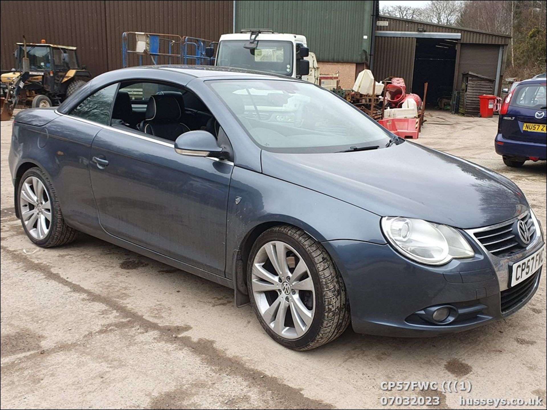 07/57 VOLKSWAGEN EOS INDIVIDUAL TDI 140 A - 1968cc 2dr Convertible (Grey, 92k)