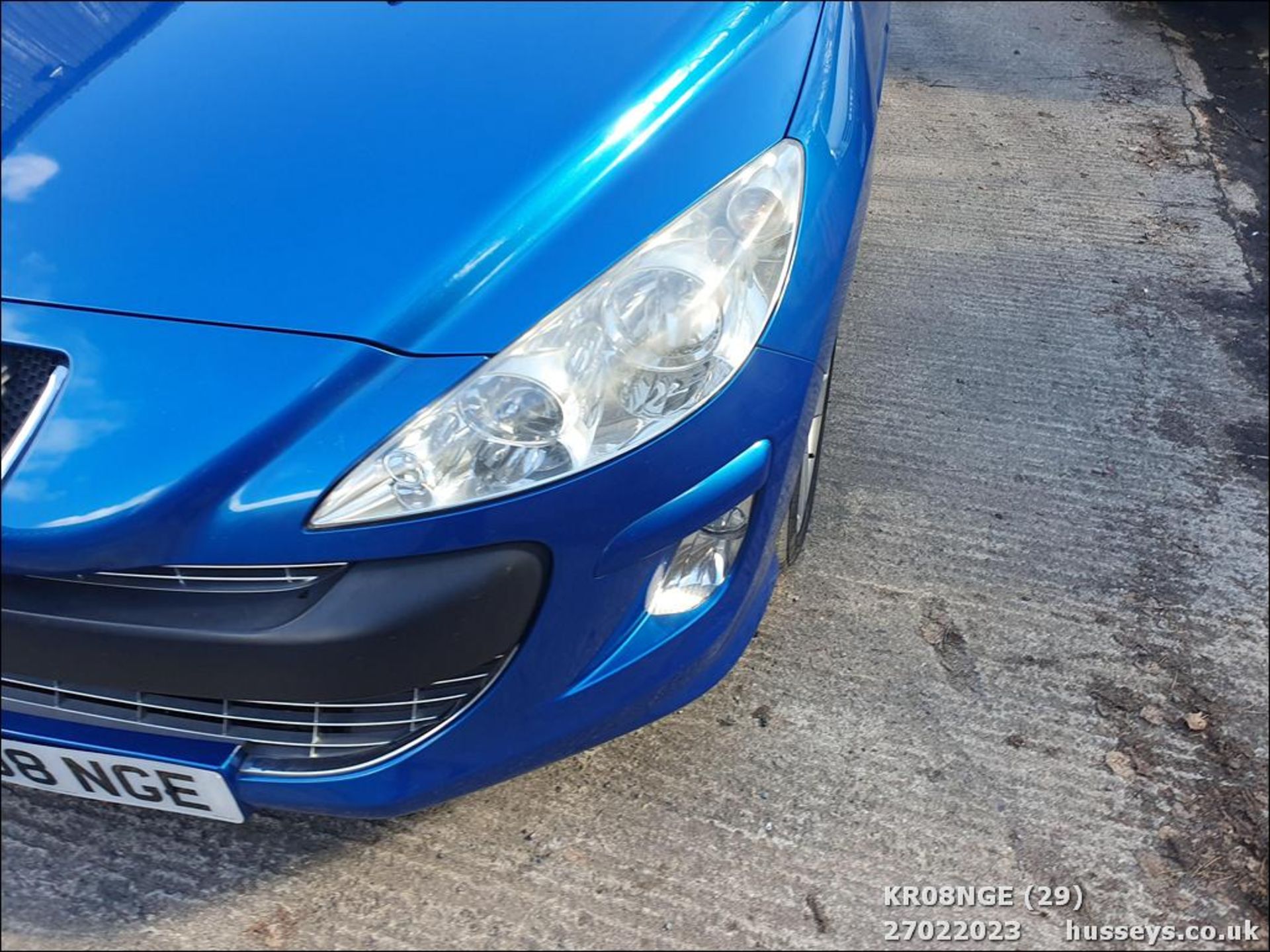 08/08 PEUGEOT 308 SPORT 120 - 1598cc 5dr Hatchback (Blue, 83k) - Image 29 of 45