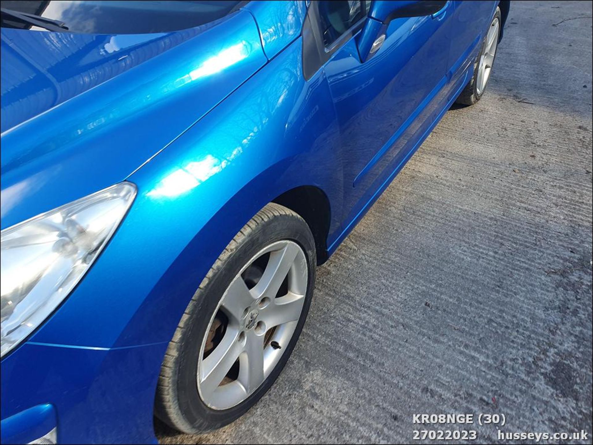 08/08 PEUGEOT 308 SPORT 120 - 1598cc 5dr Hatchback (Blue, 83k) - Image 30 of 45