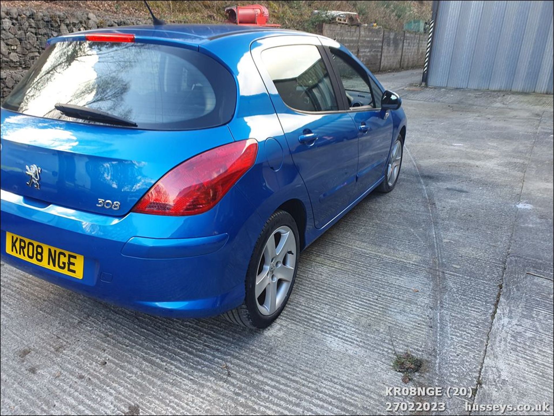 08/08 PEUGEOT 308 SPORT 120 - 1598cc 5dr Hatchback (Blue, 83k) - Image 20 of 45