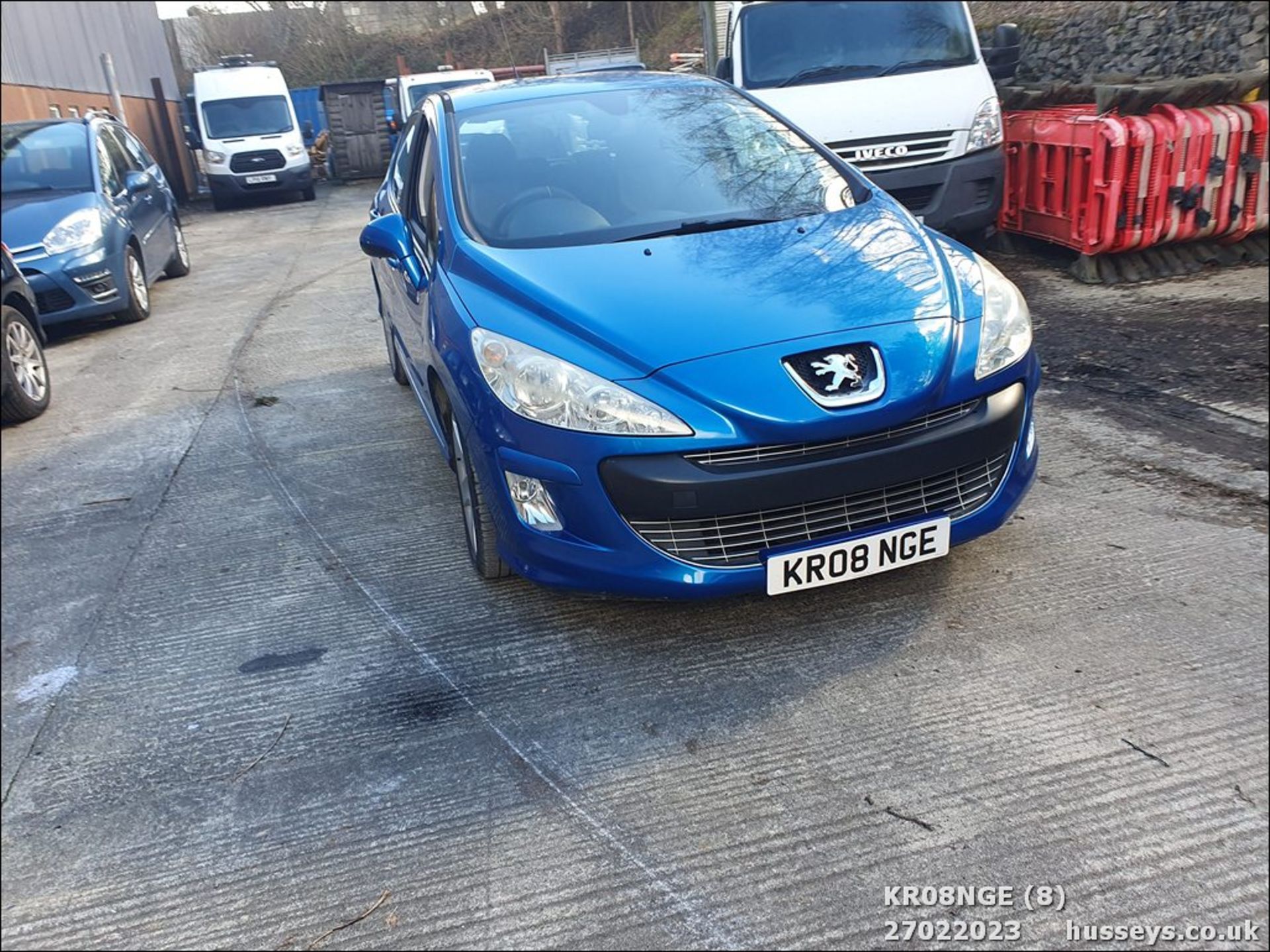 08/08 PEUGEOT 308 SPORT 120 - 1598cc 5dr Hatchback (Blue, 83k) - Image 8 of 45