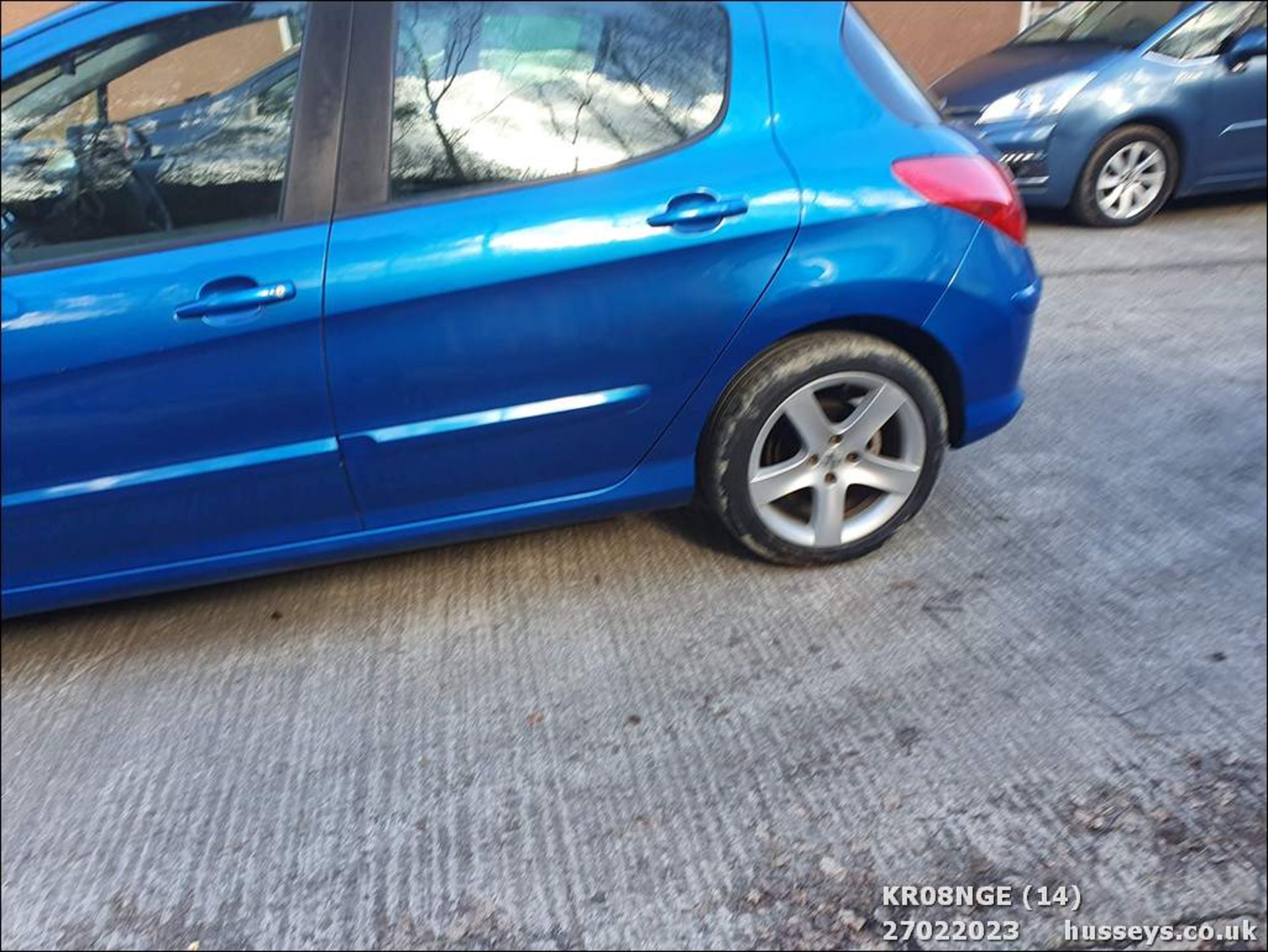 08/08 PEUGEOT 308 SPORT 120 - 1598cc 5dr Hatchback (Blue, 83k) - Image 14 of 45