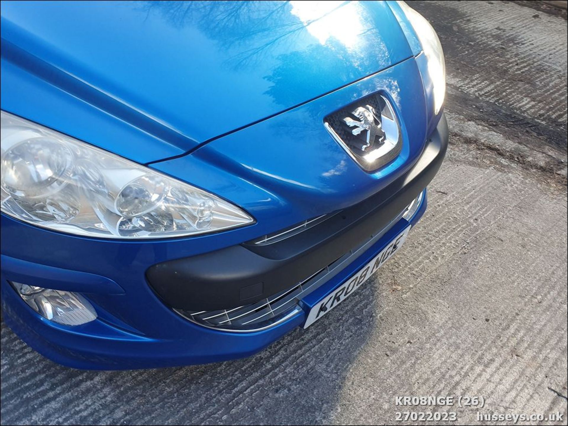 08/08 PEUGEOT 308 SPORT 120 - 1598cc 5dr Hatchback (Blue, 83k) - Image 26 of 45