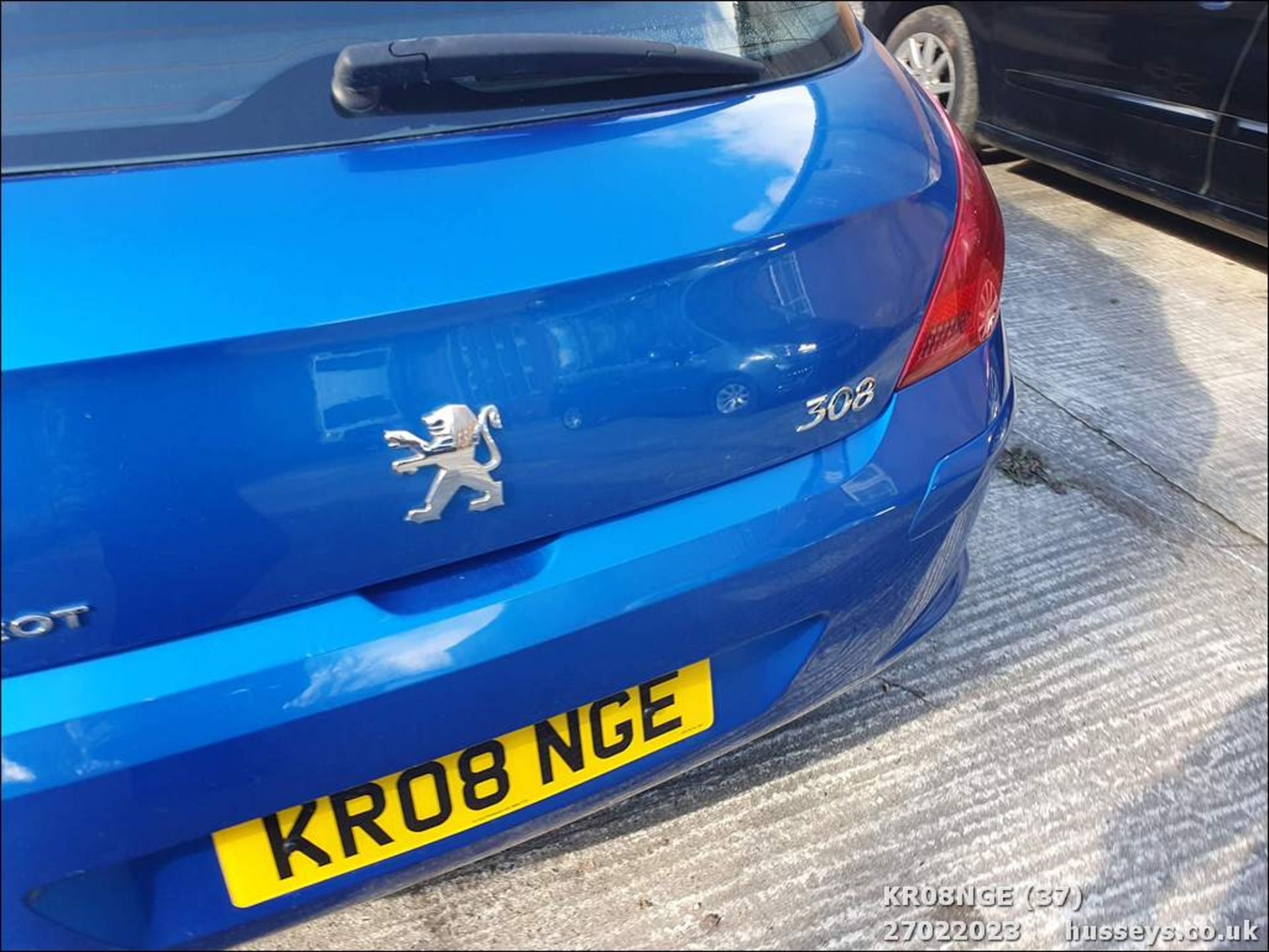 08/08 PEUGEOT 308 SPORT 120 - 1598cc 5dr Hatchback (Blue, 83k) - Image 37 of 45