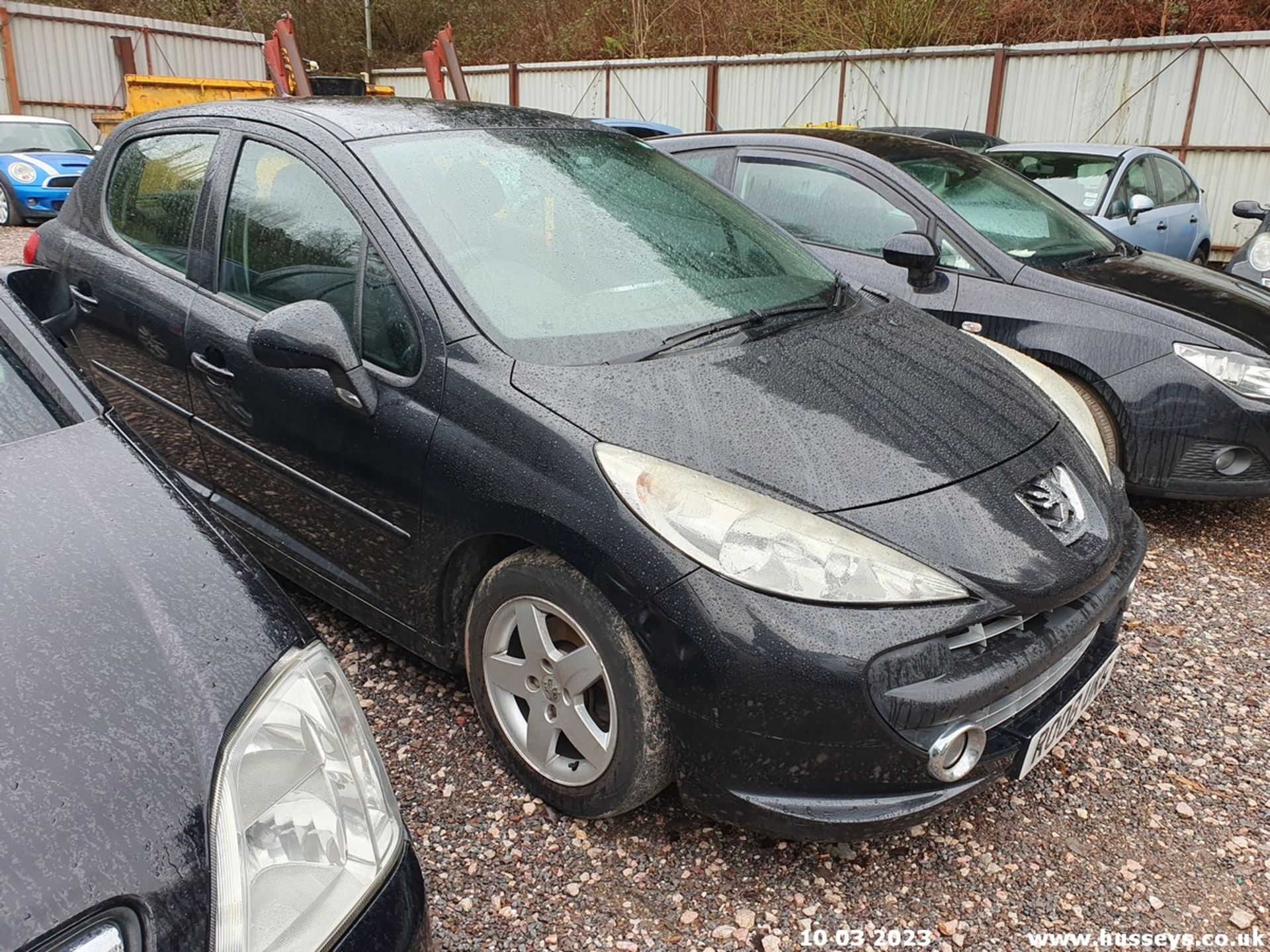 08/08 PEUGEOT 207 SPORT - 1397cc 5dr Hatchback (Black) - Image 9 of 21