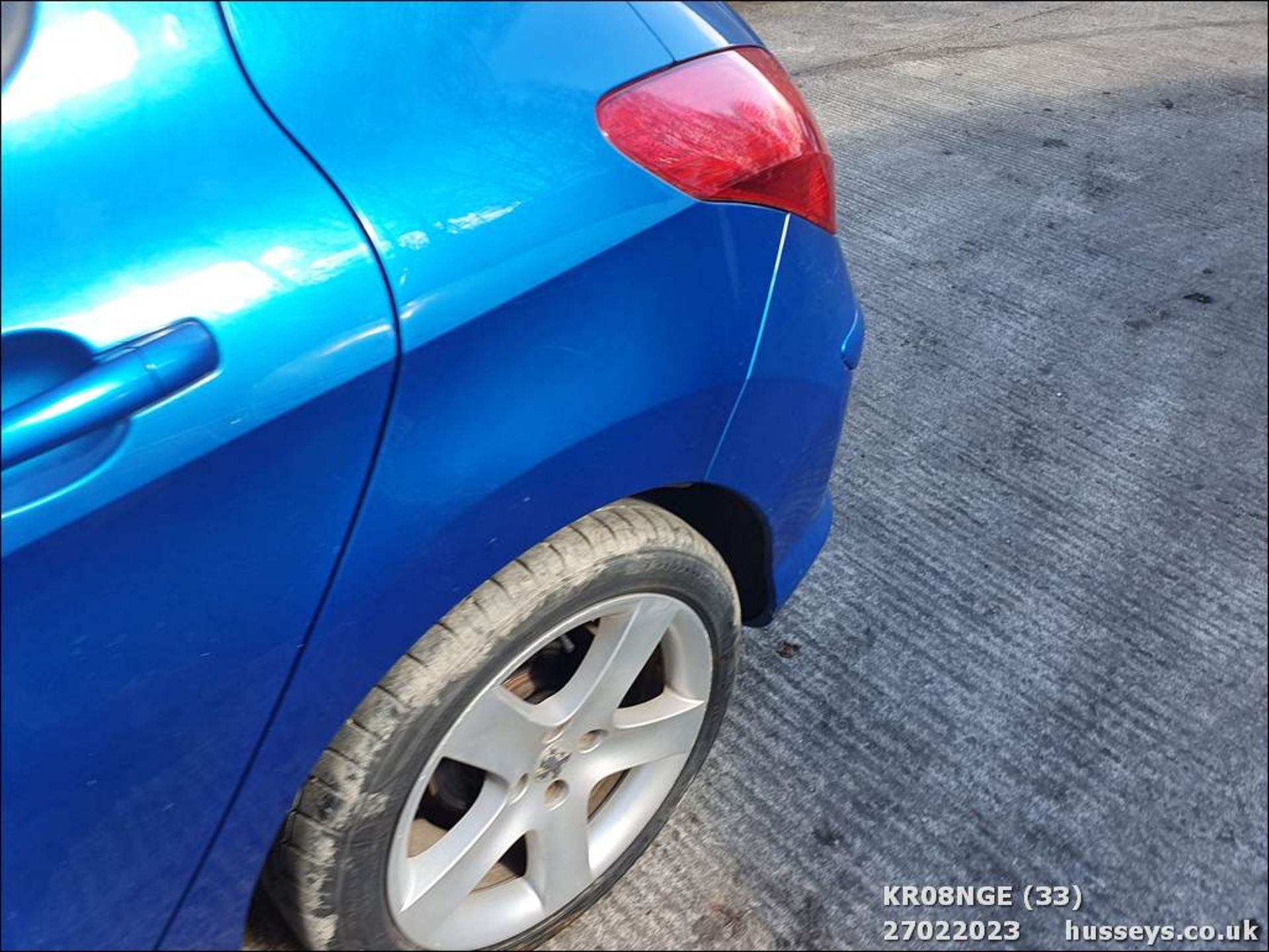 08/08 PEUGEOT 308 SPORT 120 - 1598cc 5dr Hatchback (Blue, 83k) - Image 33 of 45