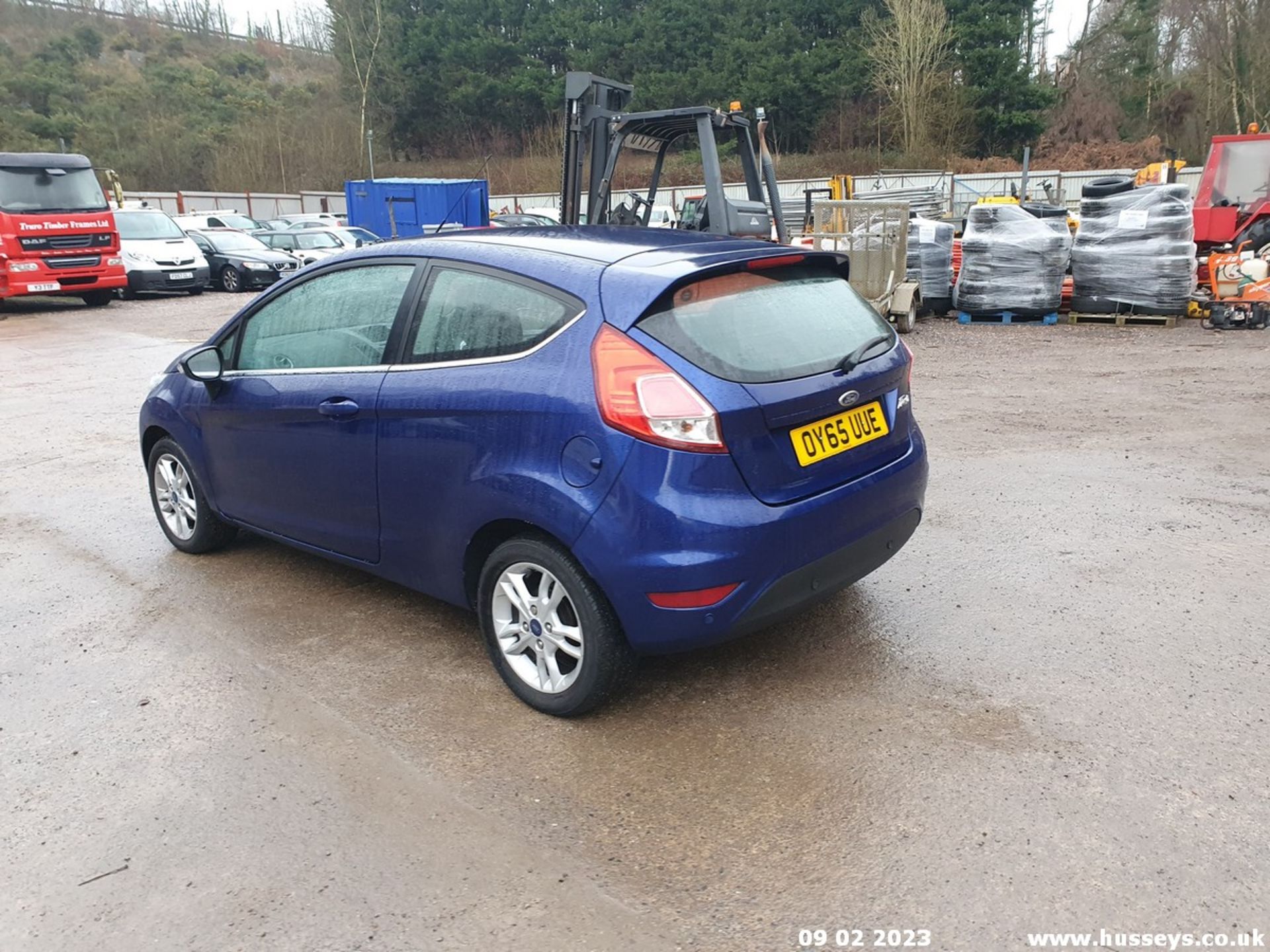 15/65 FORD FIESTA ZETEC TDCI - 1499cc 3dr Hatchback (Blue, 128k) - Image 17 of 48