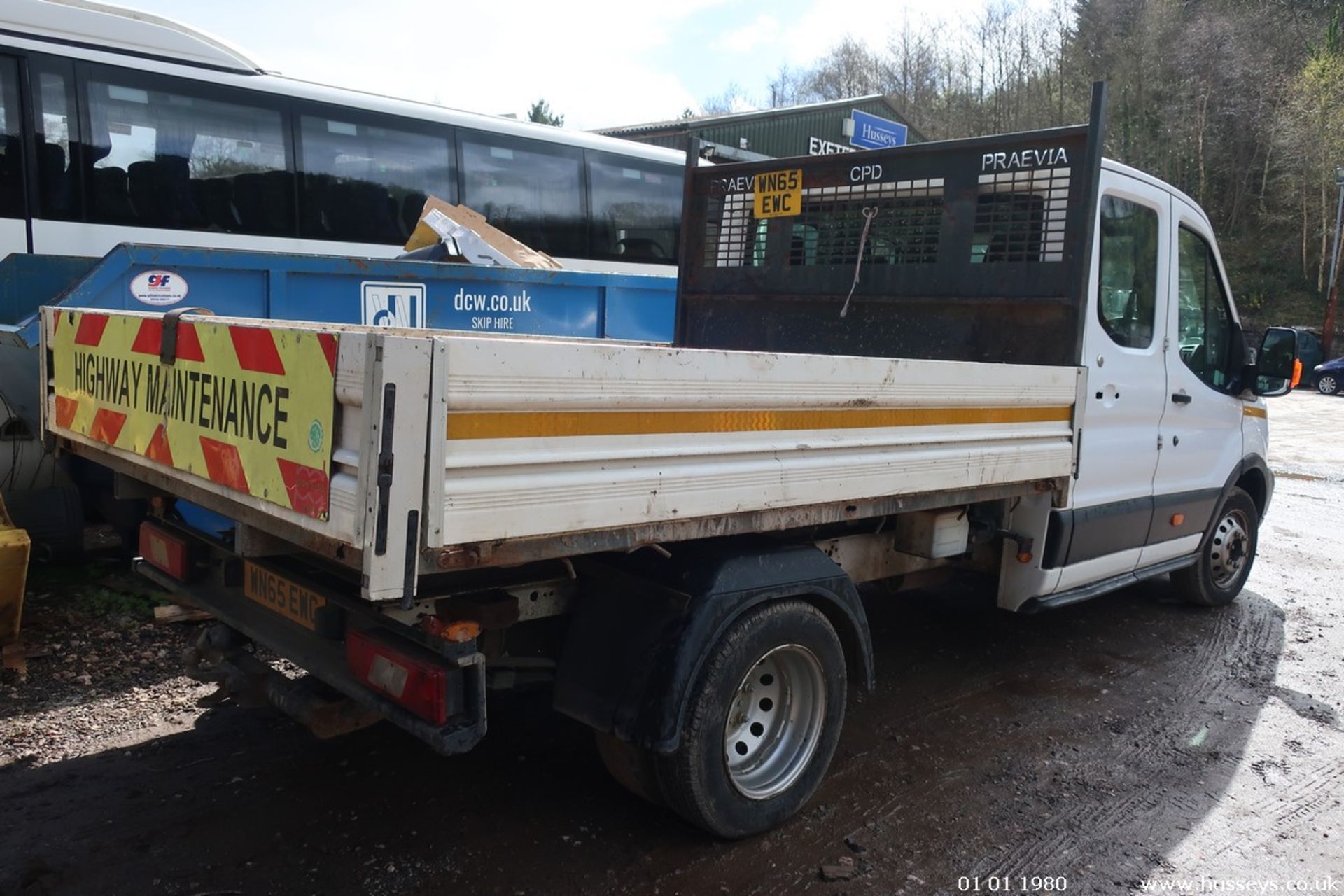 15/65 FORD TRANSIT 350 - 2198cc Tipper (White, 168k) - Image 13 of 34