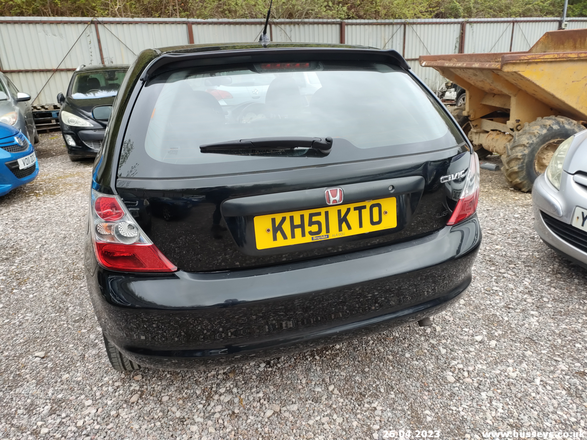 02/51 HONDA CIVIC VTEC SE SPORT - 1590cc 3dr Hatchback (Black) - Image 15 of 30