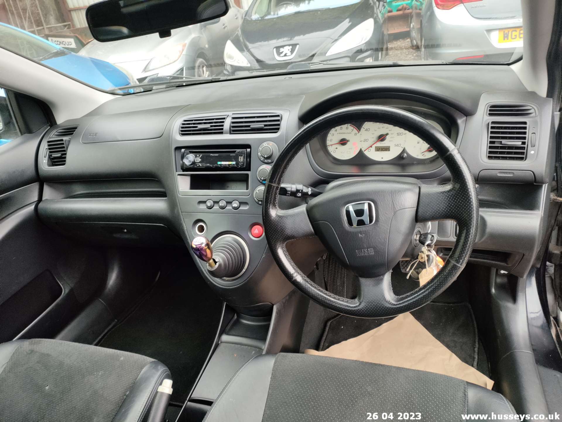 02/51 HONDA CIVIC VTEC SE SPORT - 1590cc 3dr Hatchback (Black) - Image 25 of 30