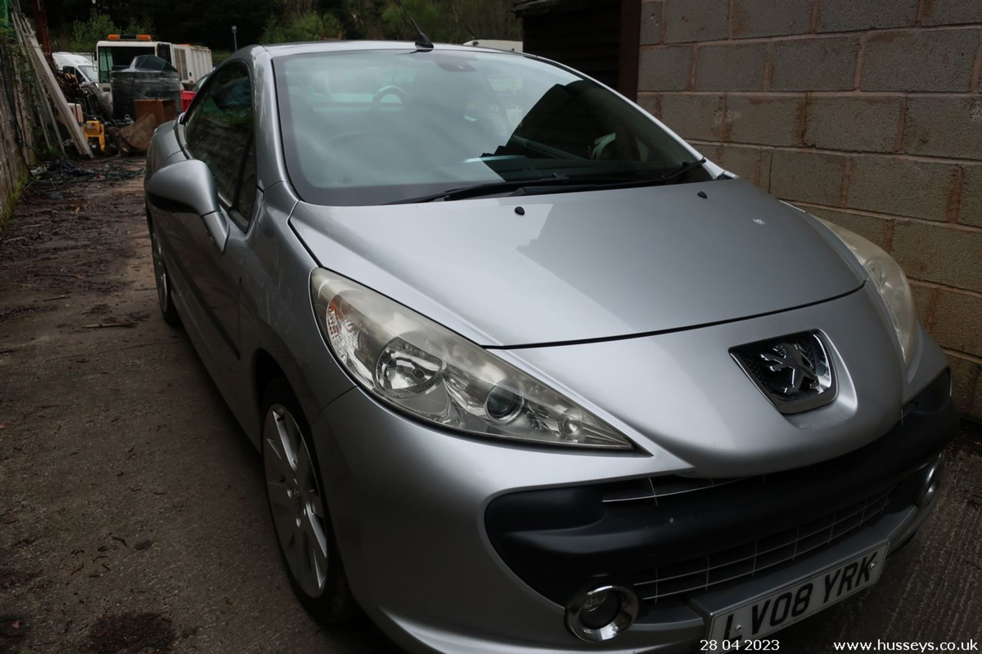 08/08 PEUGEOT 207 GT CC - 1598cc 2dr Convertible (Silver) - Image 17 of 17