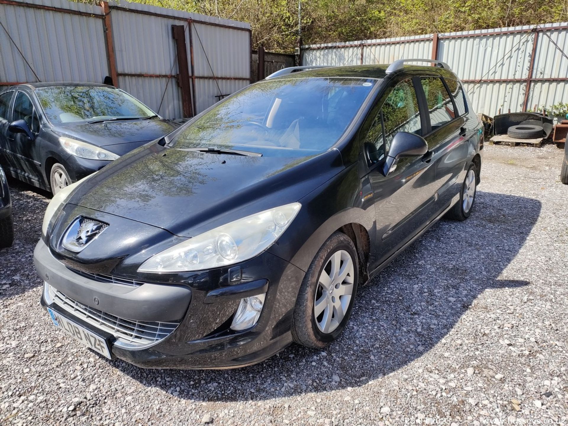 08/08 PEUGEOT 308 SW SE HDI - 1560cc 5dr Estate (Black, 84k) - Image 7 of 34