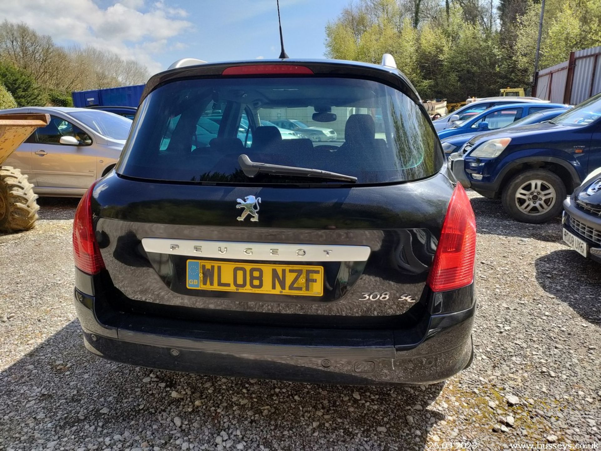 08/08 PEUGEOT 308 SW SE HDI - 1560cc 5dr Estate (Black, 84k) - Image 17 of 34