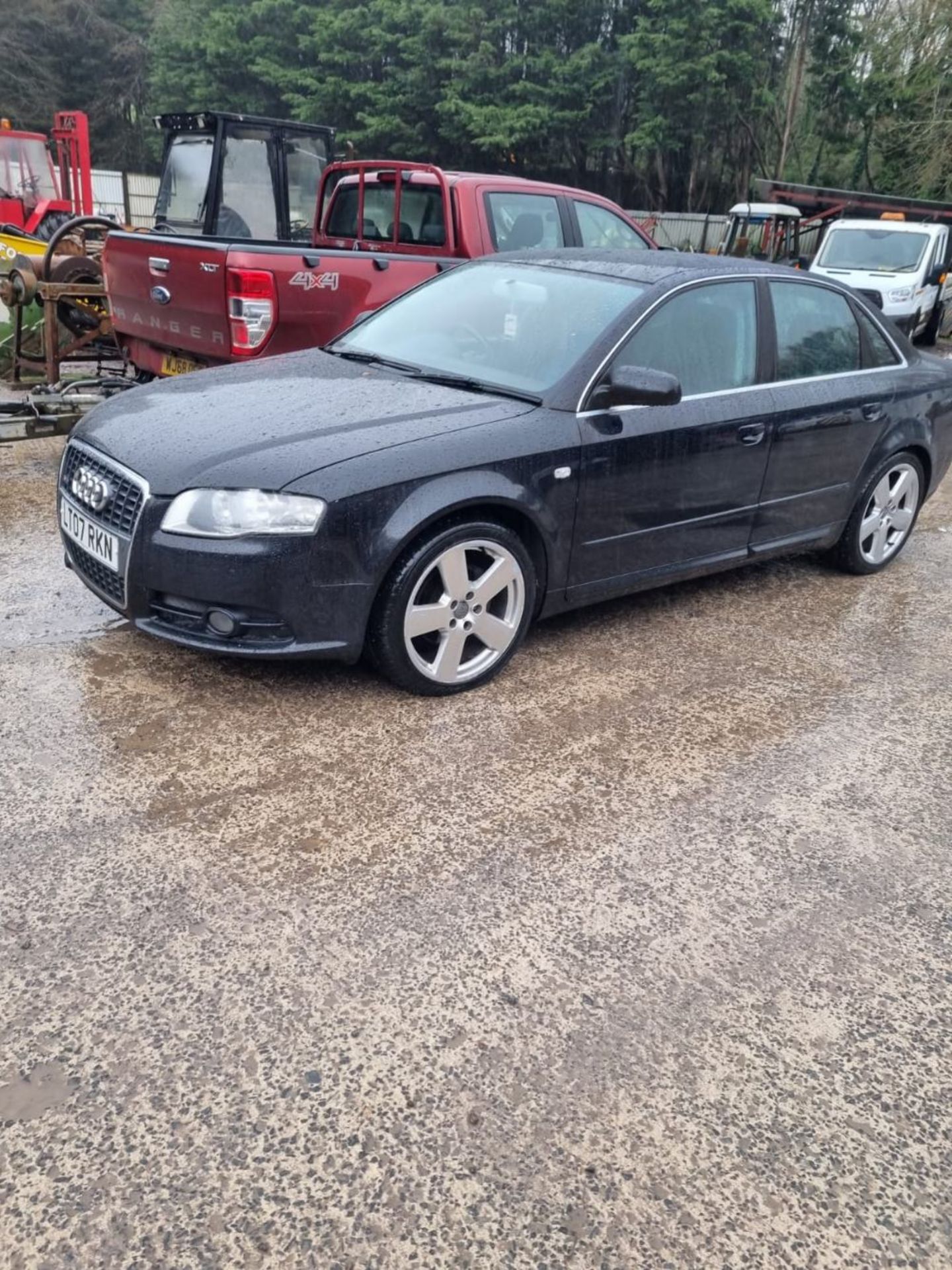 07/07 AUDI A4 S LINE TDI 140 AUTO - 1968cc 4dr Saloon (Black, 80k) - Image 3 of 9