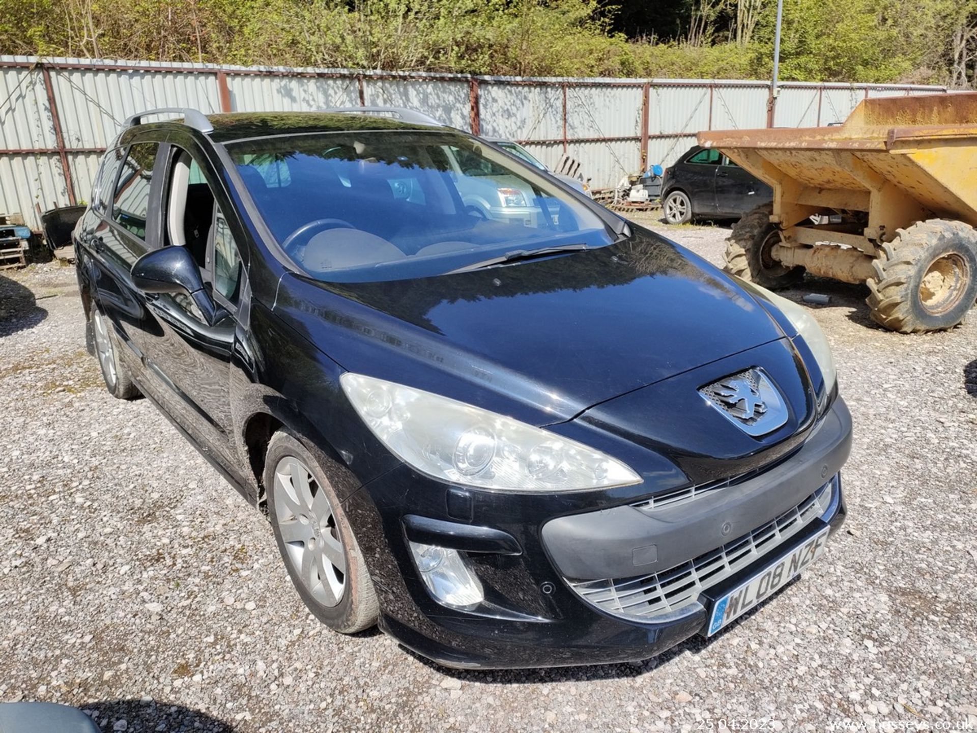 08/08 PEUGEOT 308 SW SE HDI - 1560cc 5dr Estate (Black, 84k)