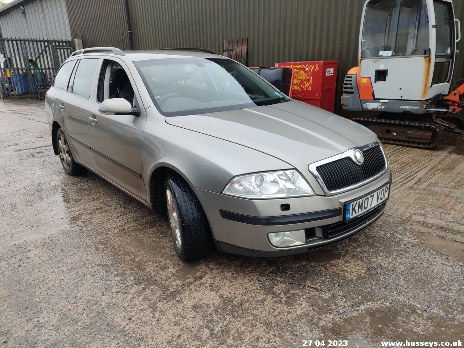 07/07 SKODA OCTAVIA ELEGANCE TDI PD A - 1968cc 5dr Estate (Beige, 140k)