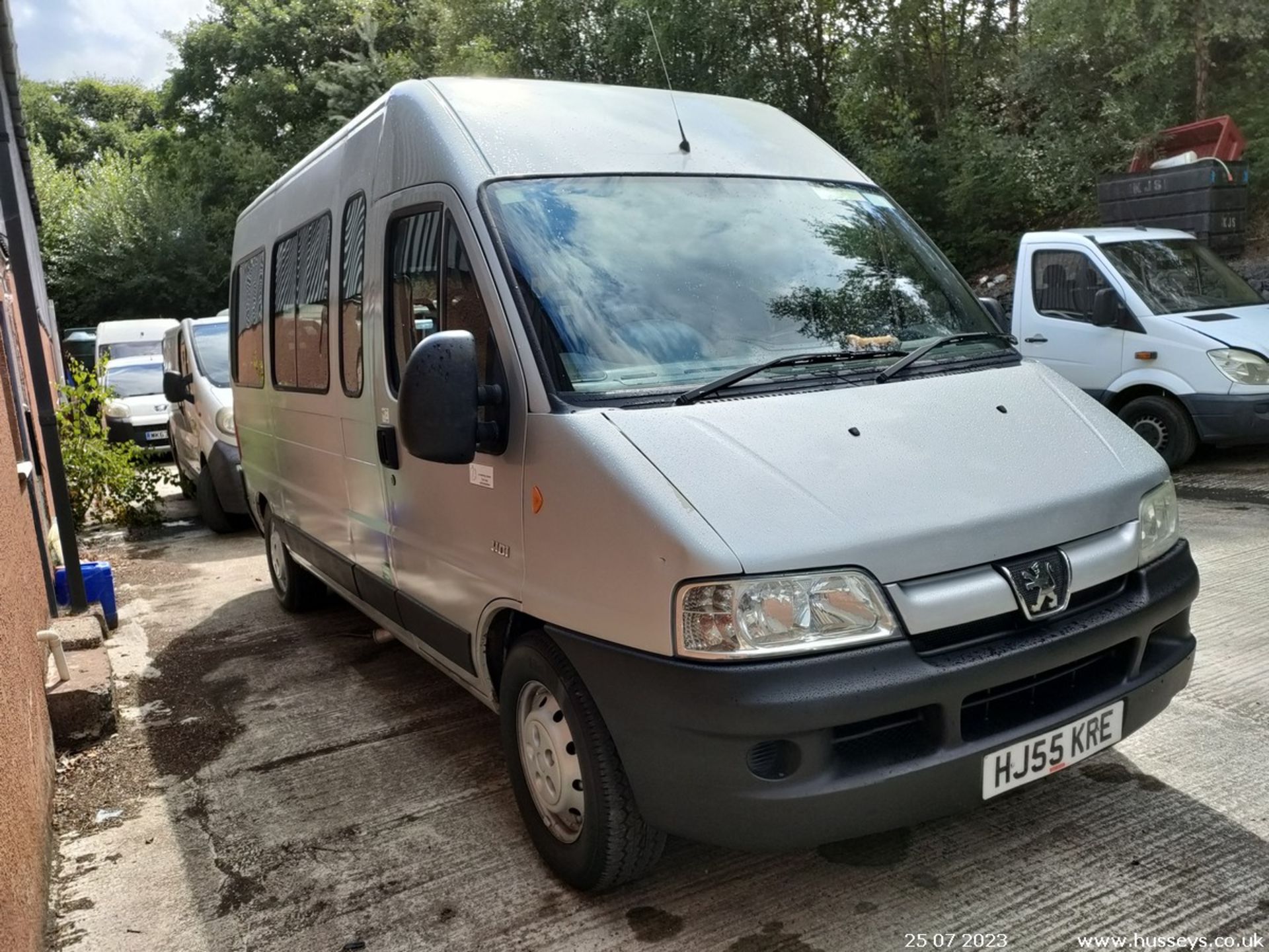 05/55 PEUGEOT BOXER 350 LX LWB HDI - 2800cc Minibus (Silver, 80k)