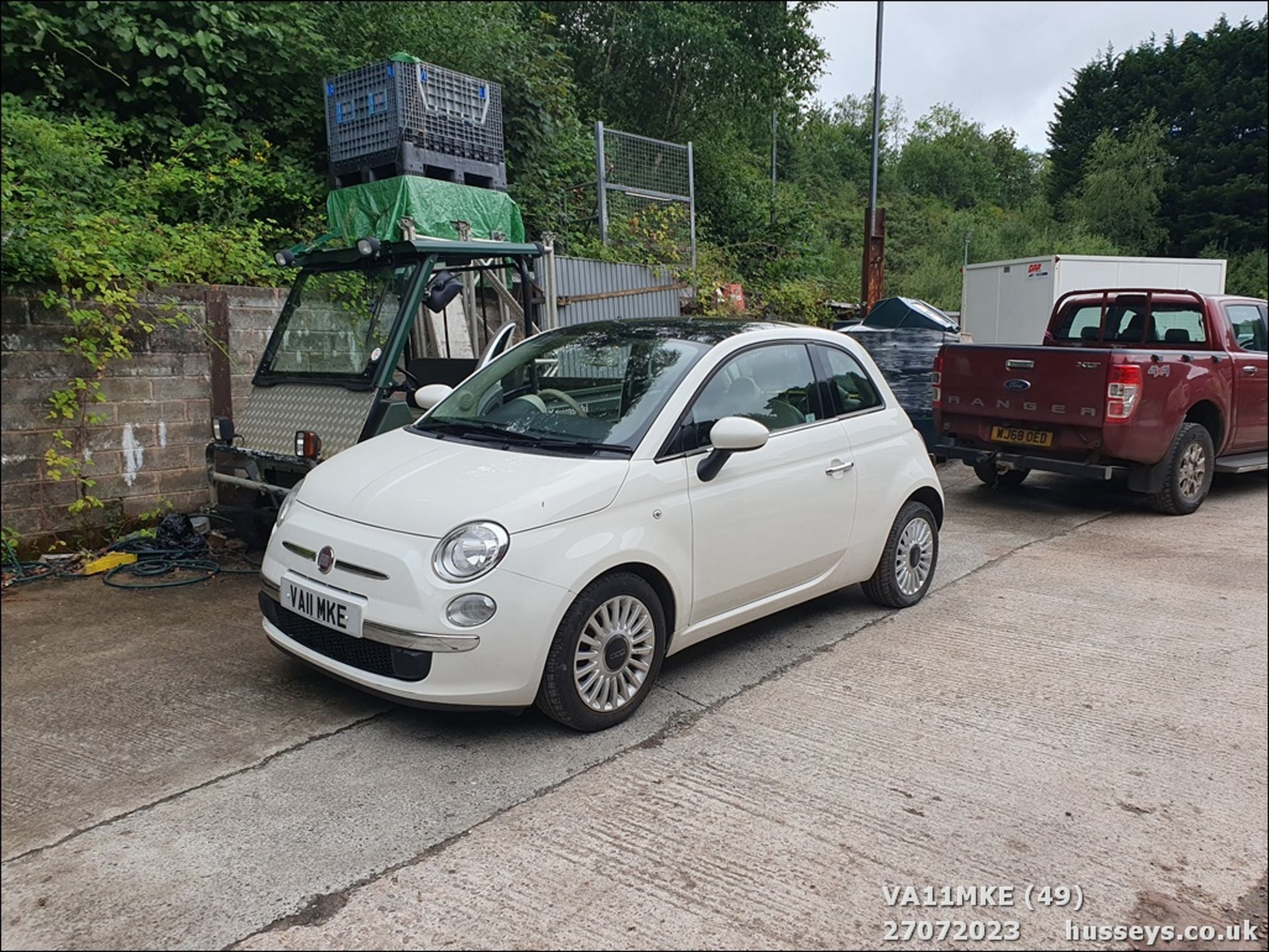 11/11 FIAT 500 LOUNGE - 875cc 3dr Hatchback (White, 45k) - Image 50 of 51