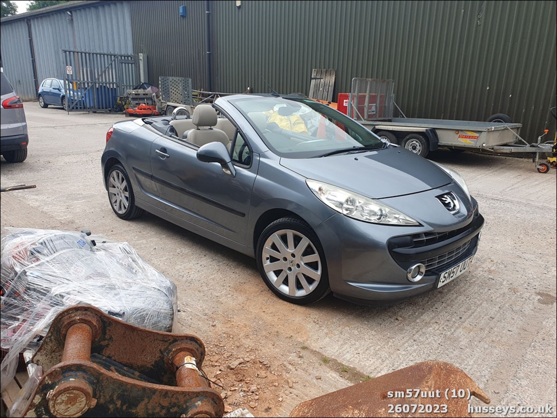 07/57 PEUGEOT 207 GT CC - 1598cc 2dr Convertible (Grey) - Image 11 of 39