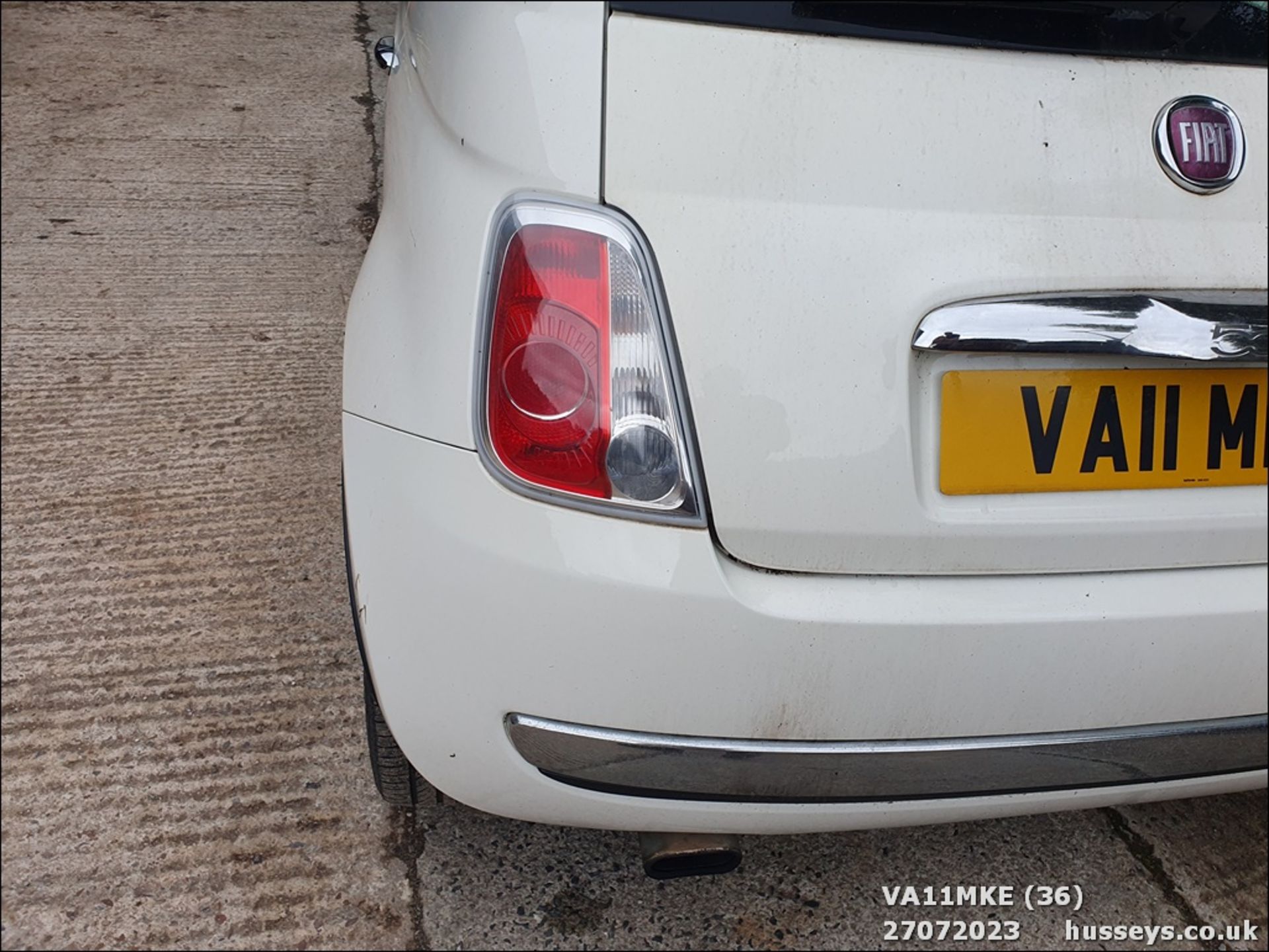 11/11 FIAT 500 LOUNGE - 875cc 3dr Hatchback (White, 45k) - Image 37 of 51