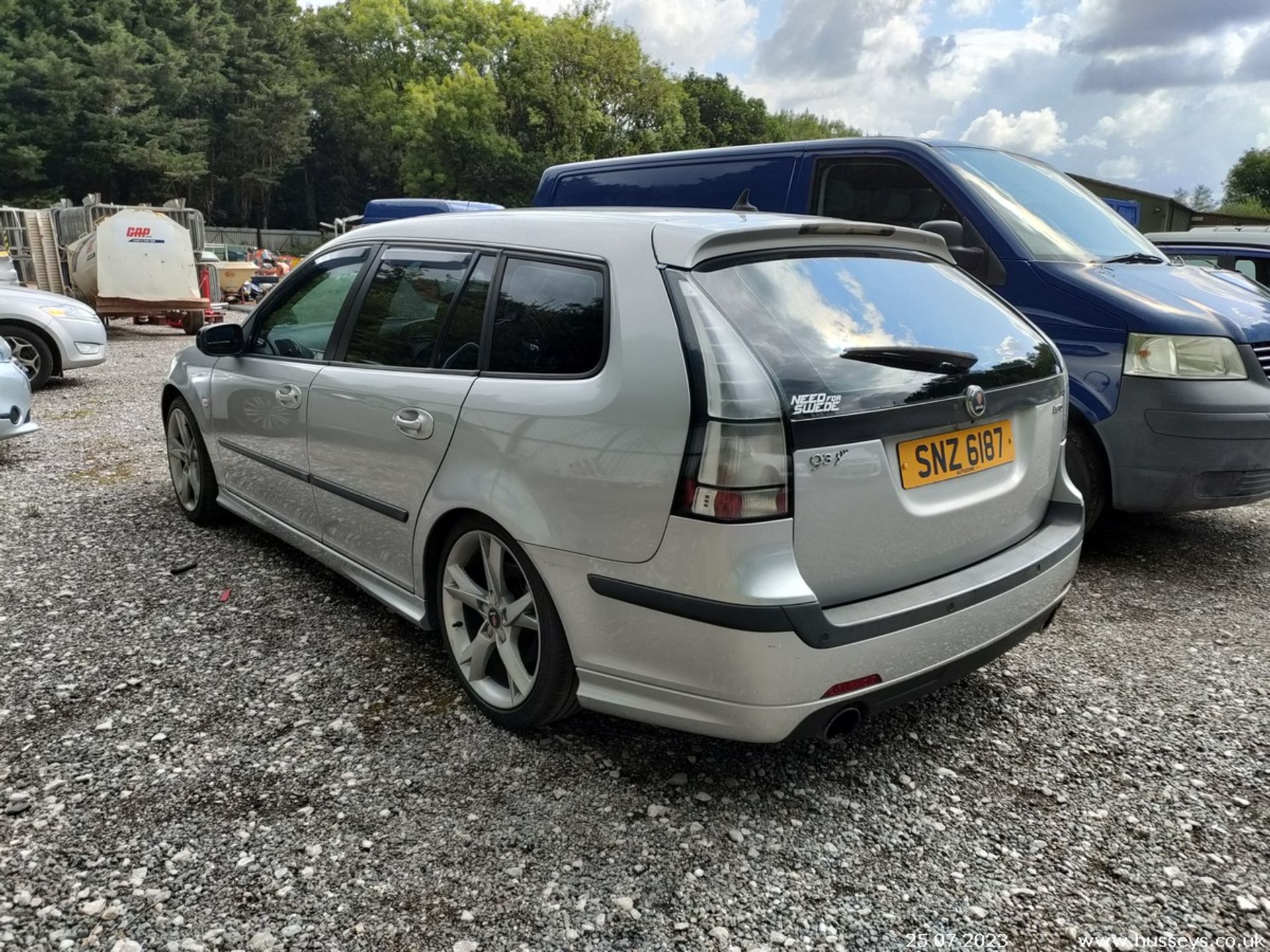 2007 SAAB 9-3 AERO V6 - 2790cc 5dr Estate (Silver) - Image 12 of 32