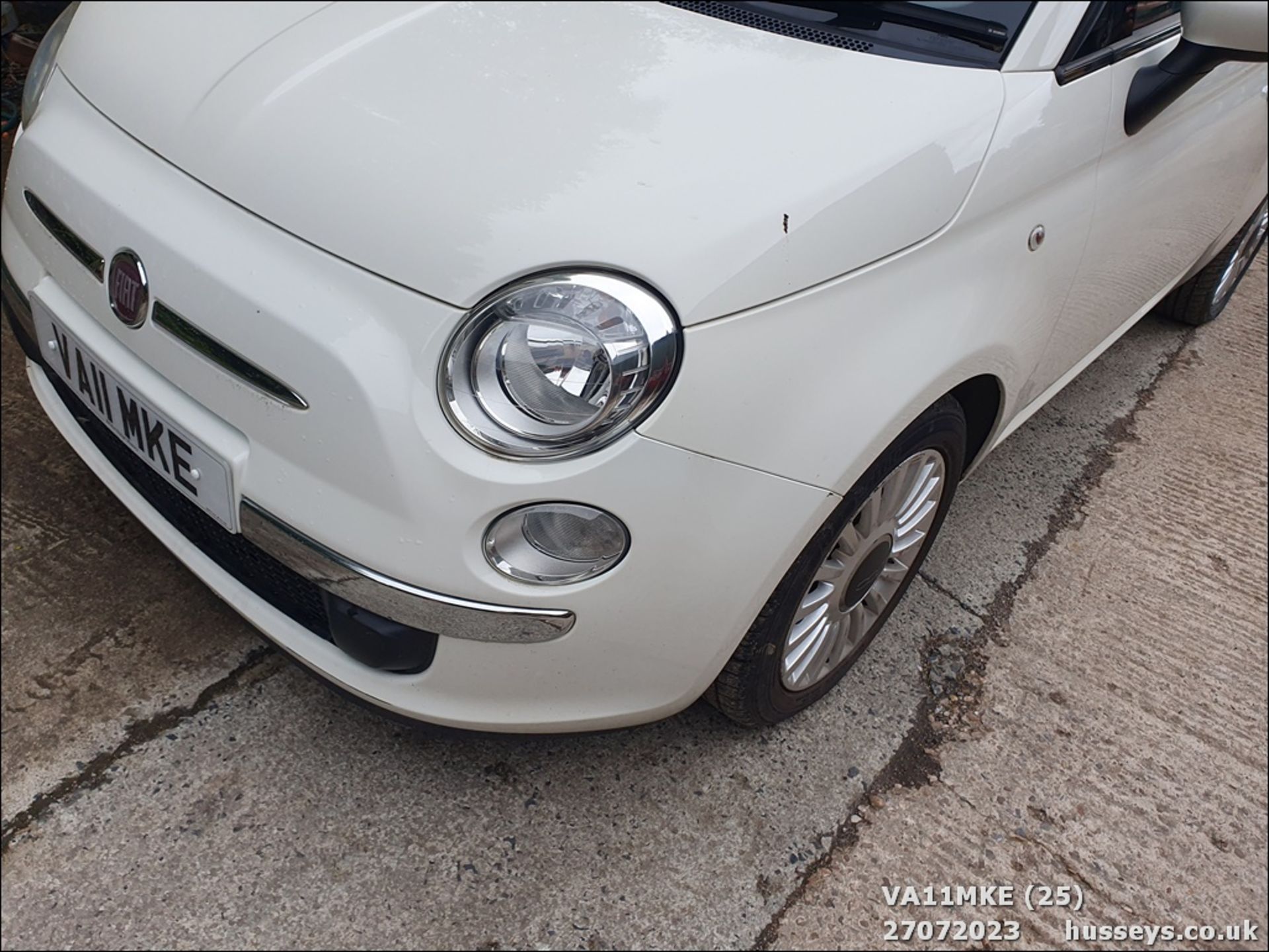 11/11 FIAT 500 LOUNGE - 875cc 3dr Hatchback (White, 45k) - Image 26 of 51