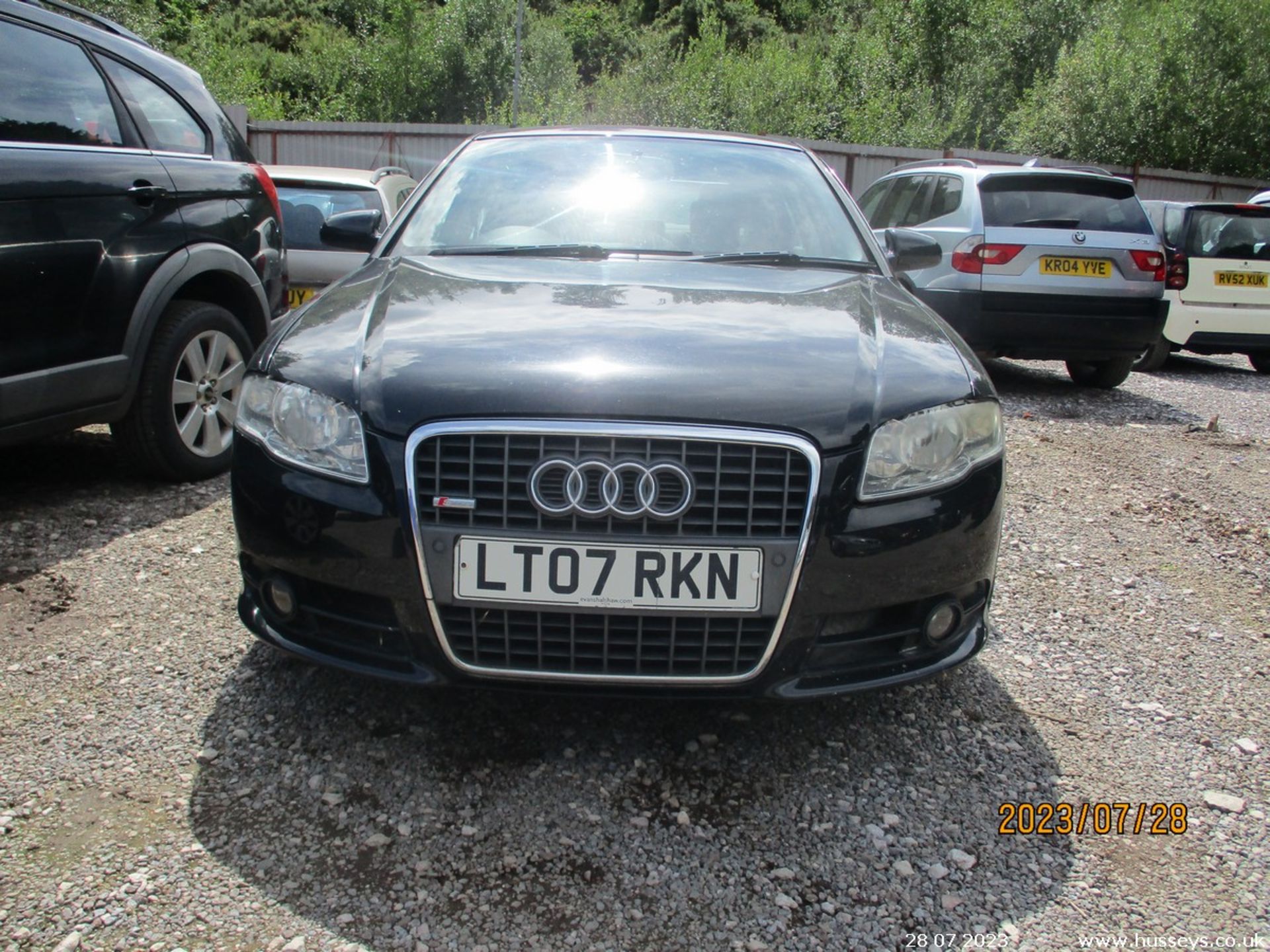 07/07 AUDI A4 S LINE TDI 140 AUTO - 1968cc 4dr Saloon (Black, 80k)