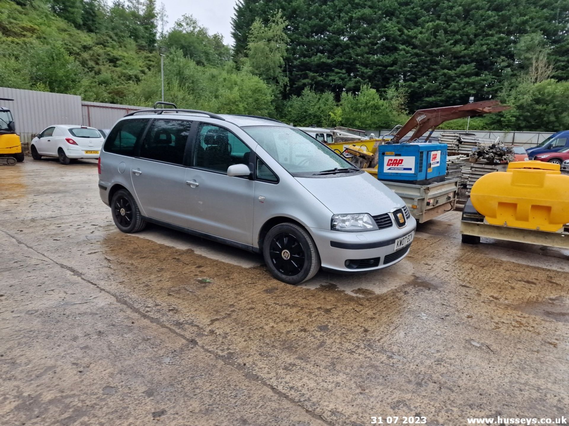 07/07 SEAT ALHAMBRA STYLANCE TDI - 1968cc 5dr MPV (Silver, 164k) - Image 5 of 55