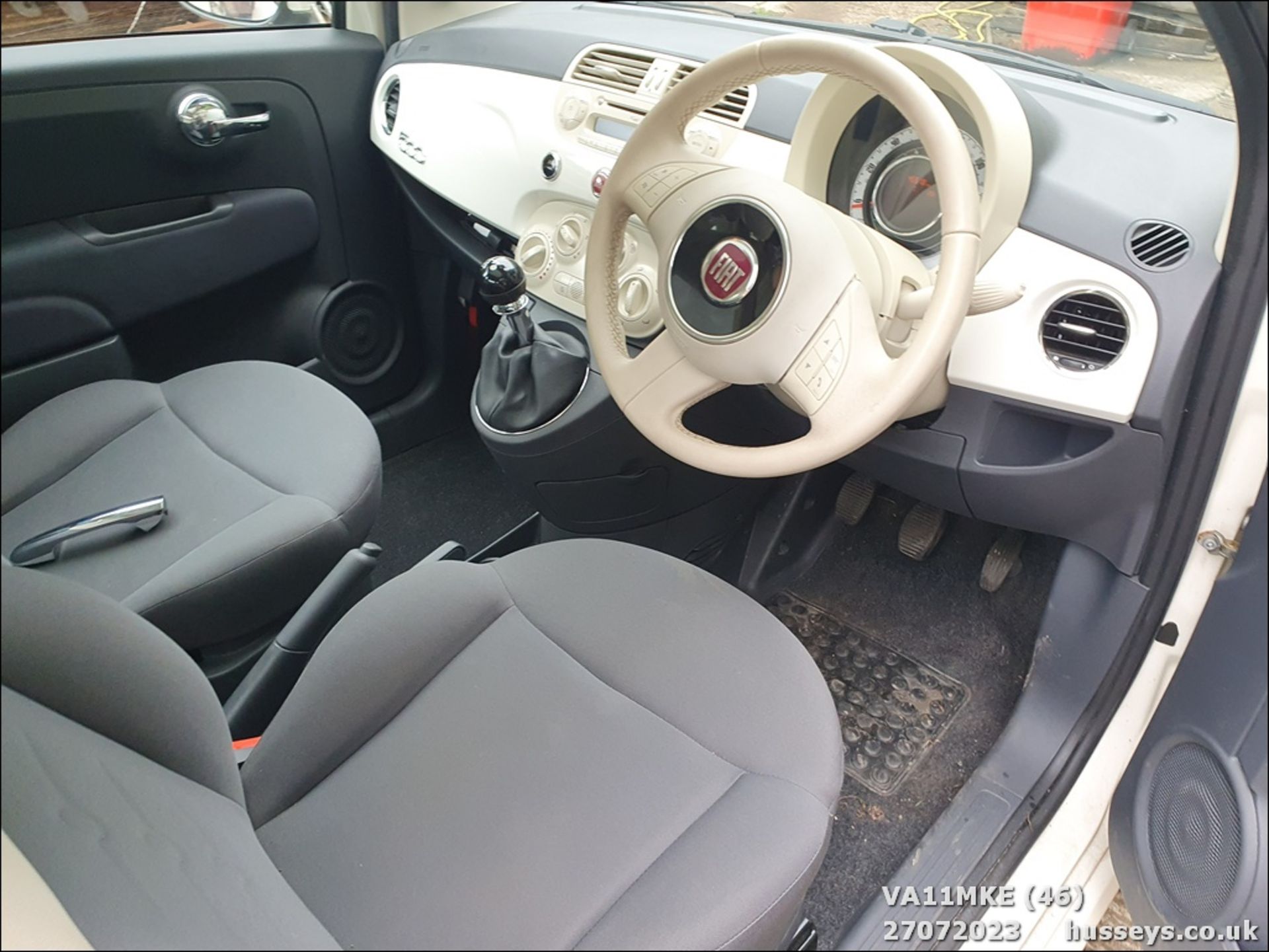 11/11 FIAT 500 LOUNGE - 875cc 3dr Hatchback (White, 45k) - Image 47 of 51