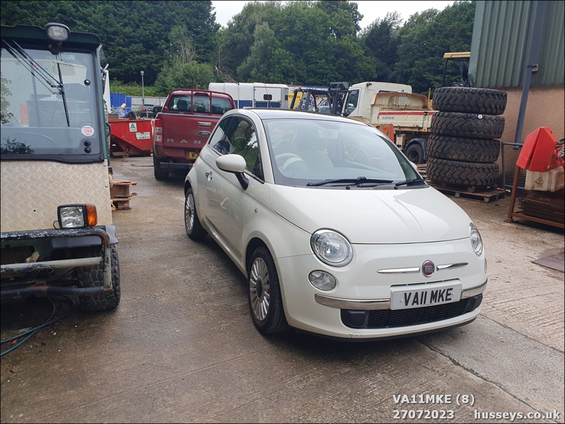 11/11 FIAT 500 LOUNGE - 875cc 3dr Hatchback (White, 45k) - Image 9 of 51