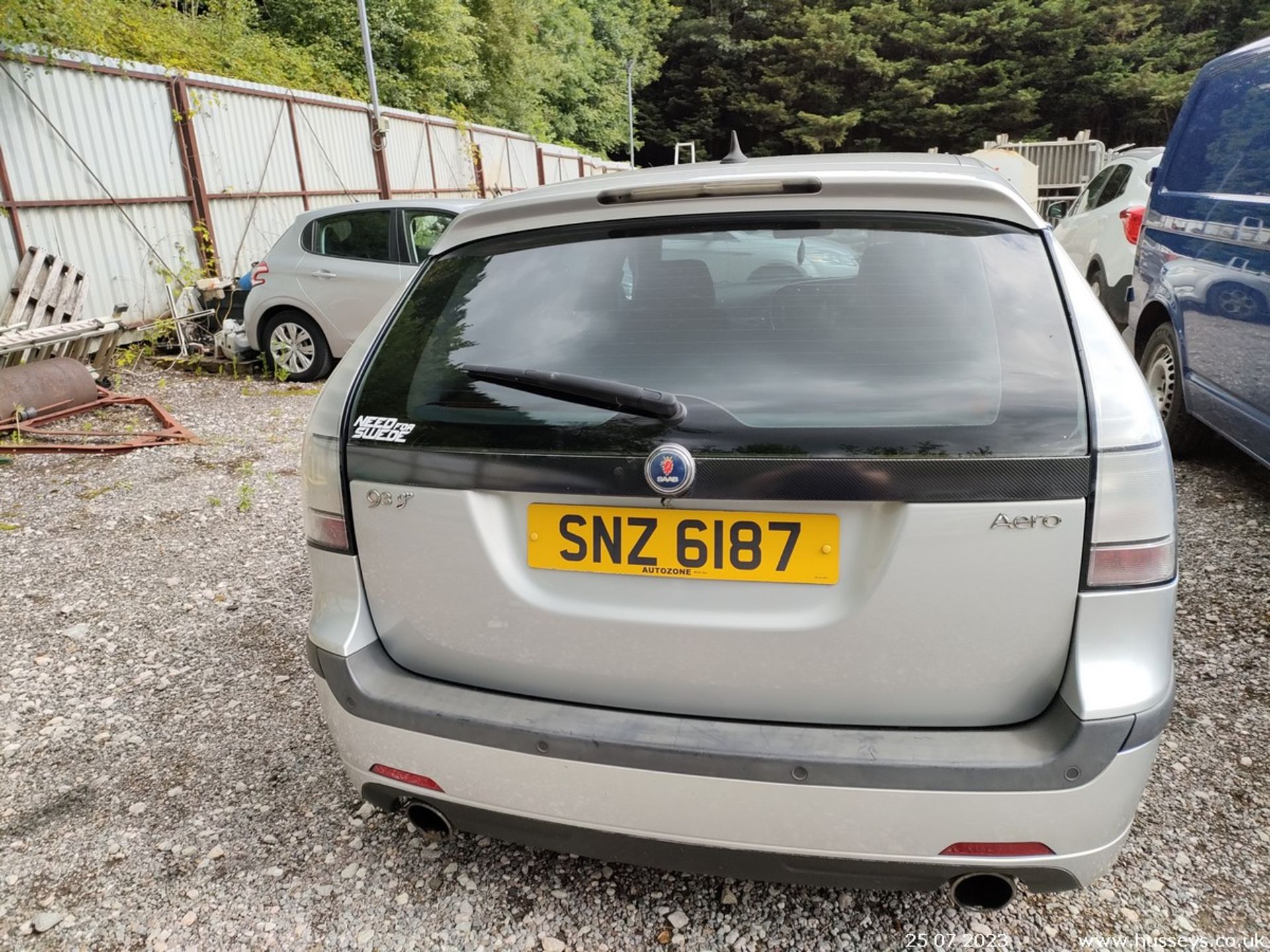 2007 SAAB 9-3 AERO V6 - 2790cc 5dr Estate (Silver) - Image 15 of 32