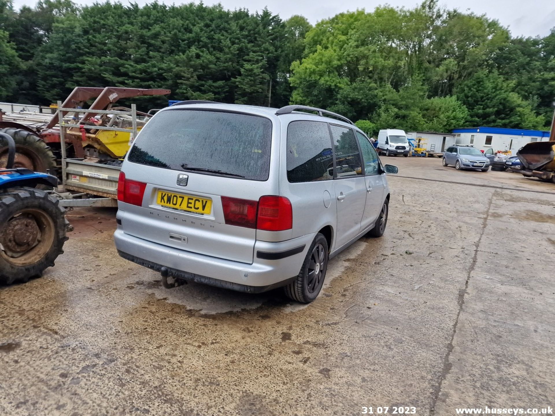 07/07 SEAT ALHAMBRA STYLANCE TDI - 1968cc 5dr MPV (Silver, 164k) - Image 14 of 55