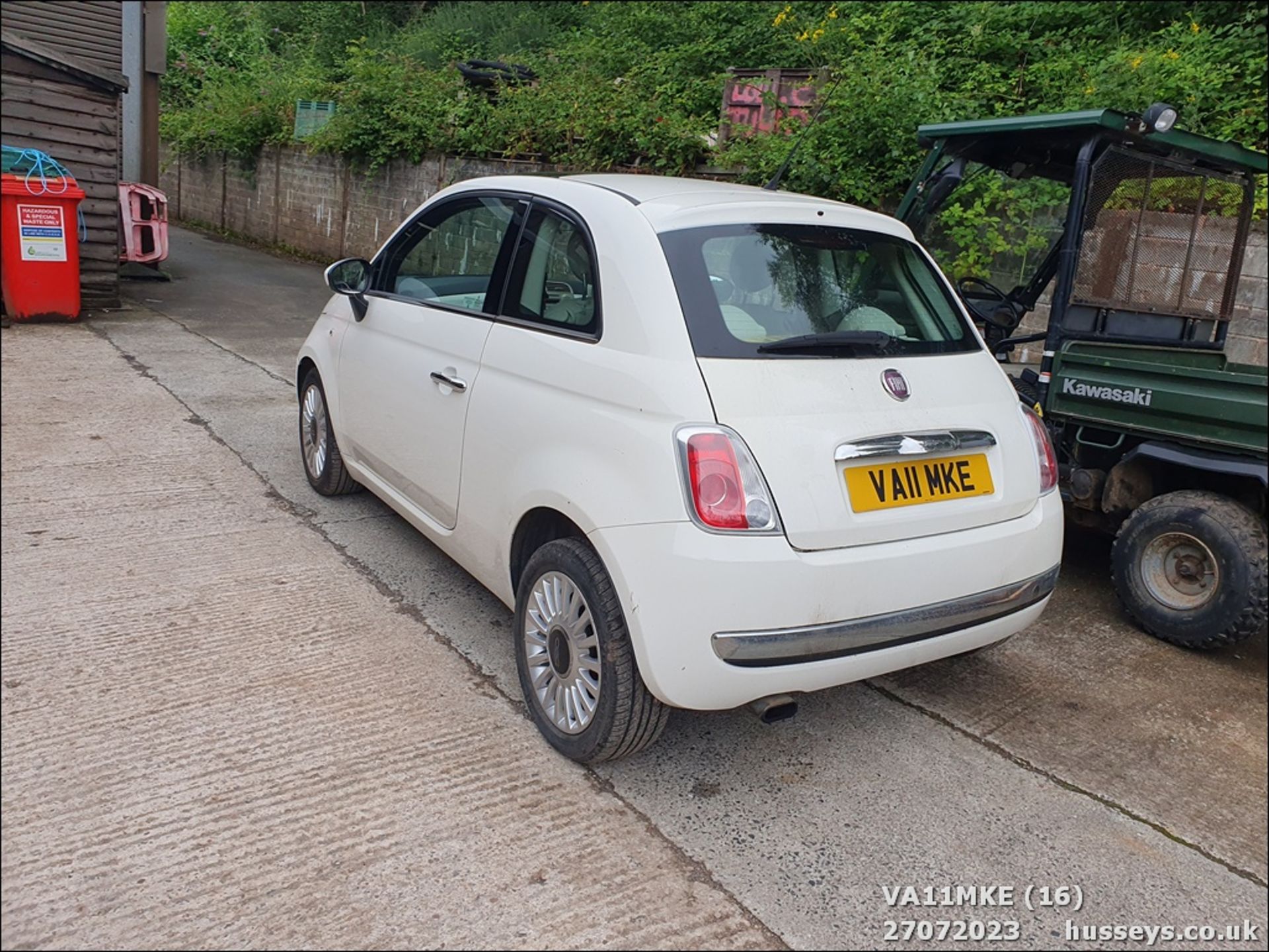 11/11 FIAT 500 LOUNGE - 875cc 3dr Hatchback (White, 45k) - Image 17 of 51