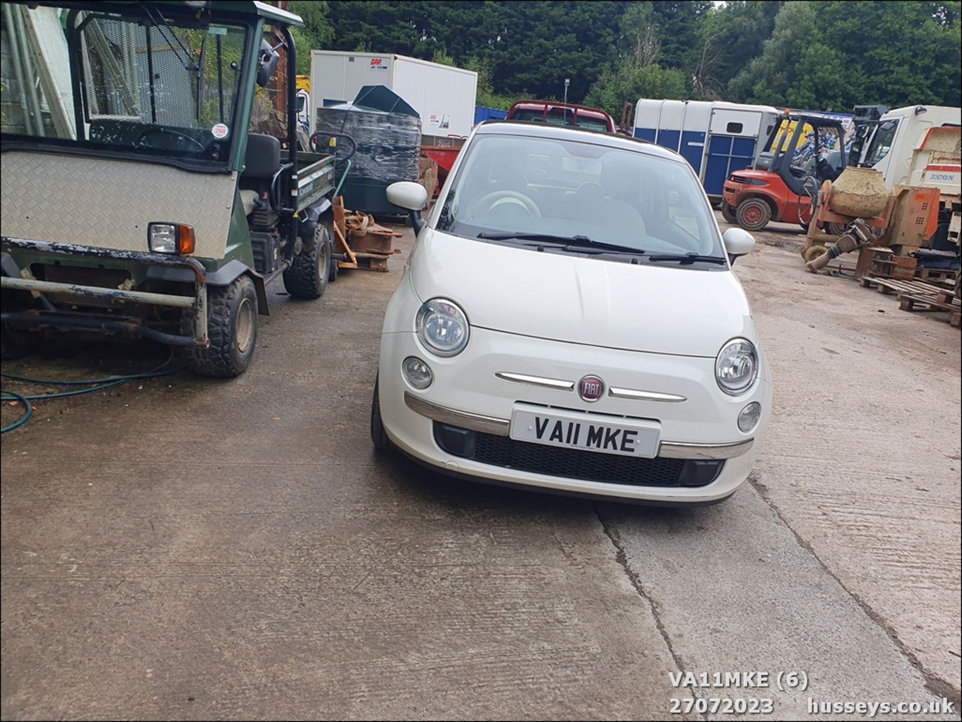 11/11 FIAT 500 LOUNGE - 875cc 3dr Hatchback (White, 45k) - Image 7 of 51