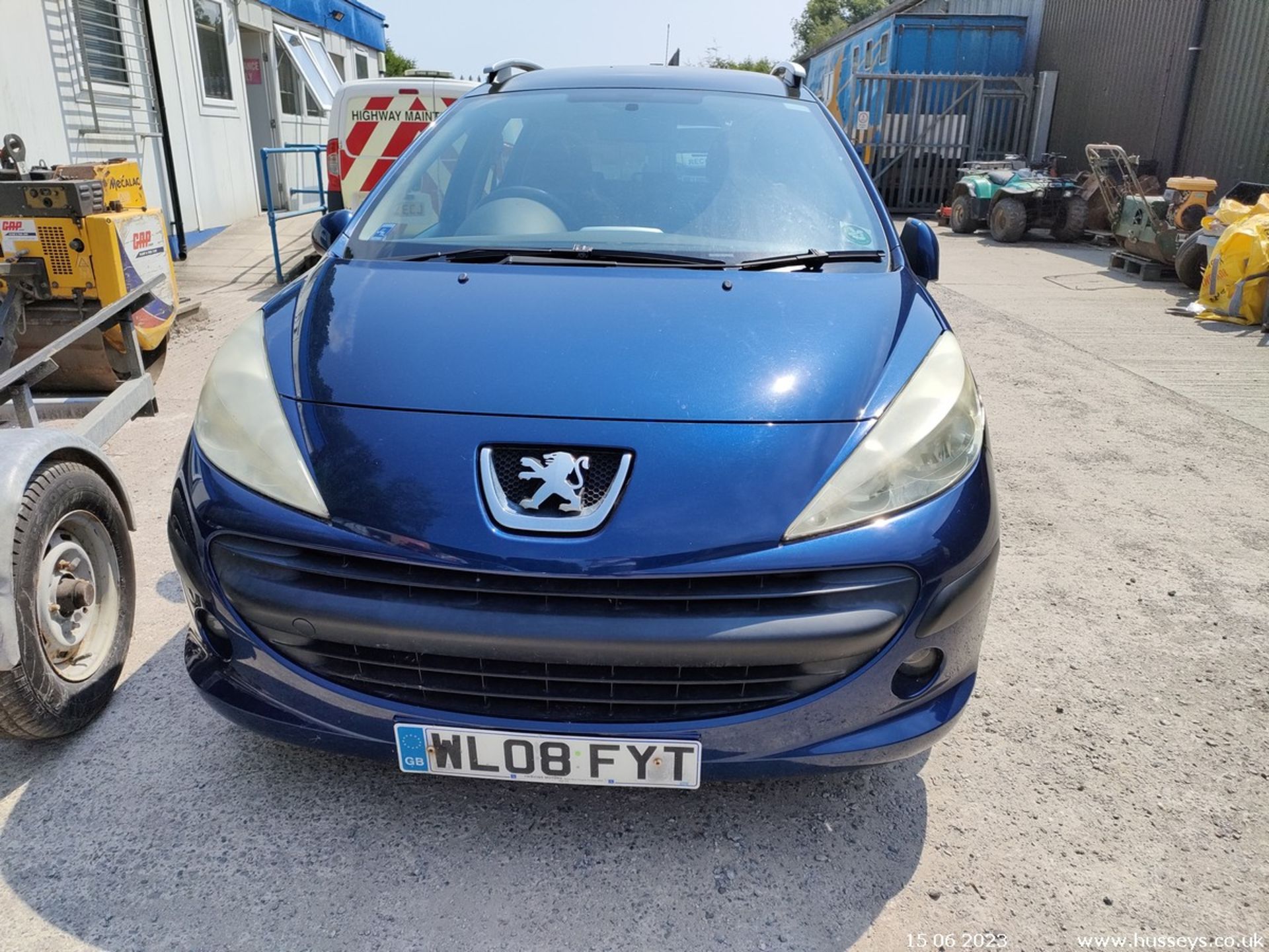 08/08 PEUGEOT 207 S SW - 1397cc 5dr Estate (Blue, 119k) - Image 2 of 34