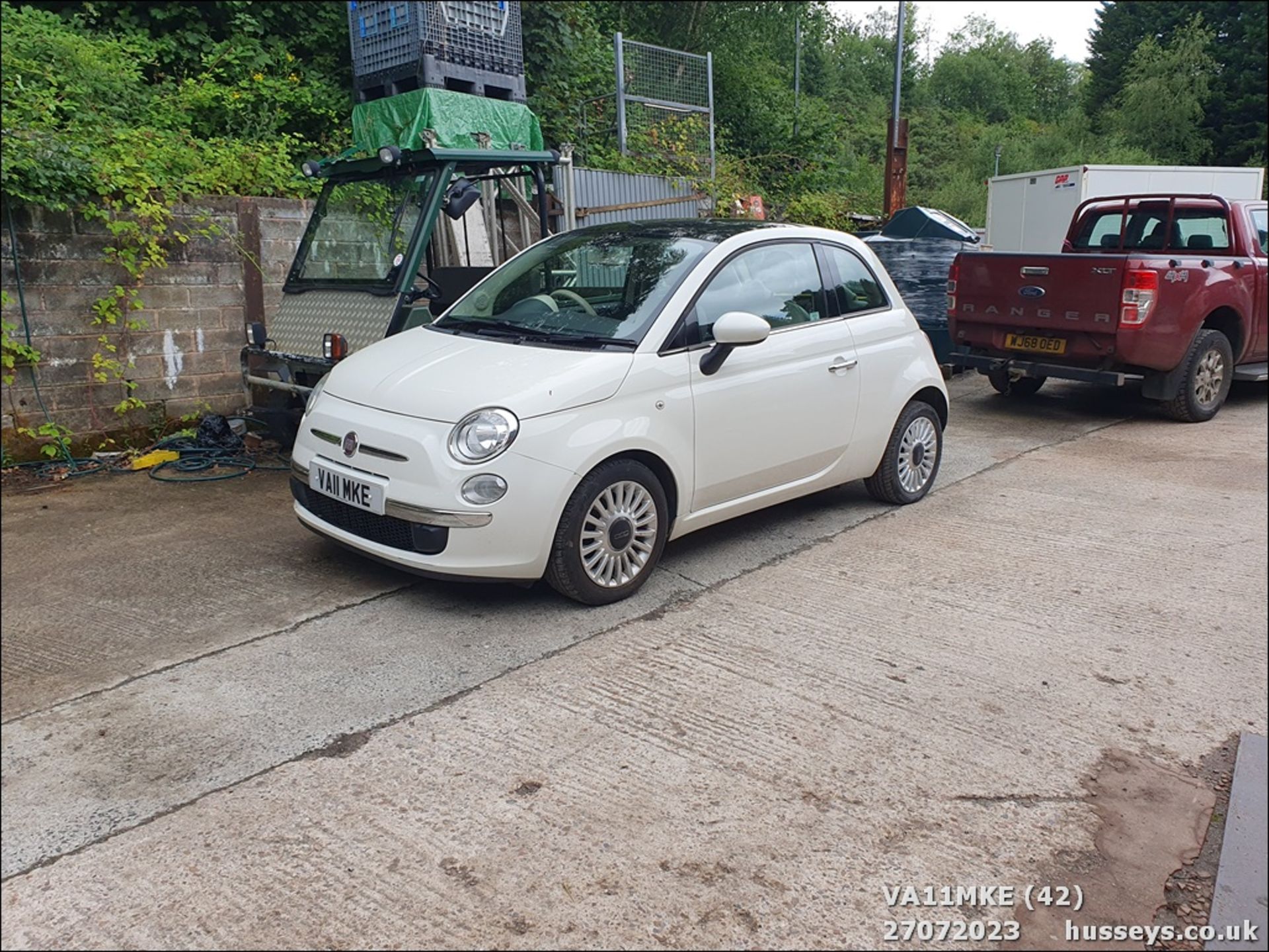 11/11 FIAT 500 LOUNGE - 875cc 3dr Hatchback (White, 45k) - Image 43 of 51