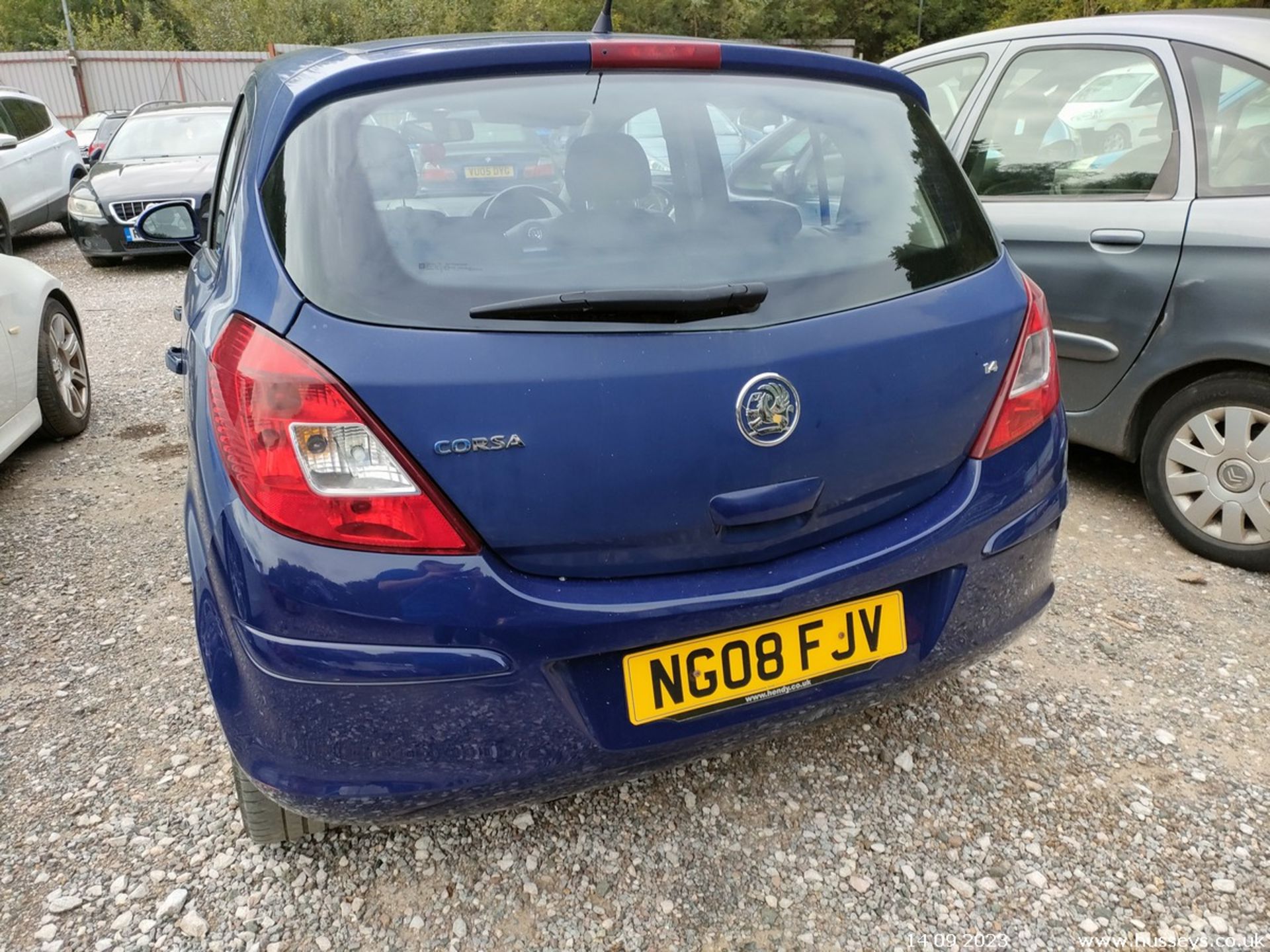 08/08 VAUXHALL CORSA DESIGN - 1364cc 5dr Hatchback (Blue) - Image 16 of 33