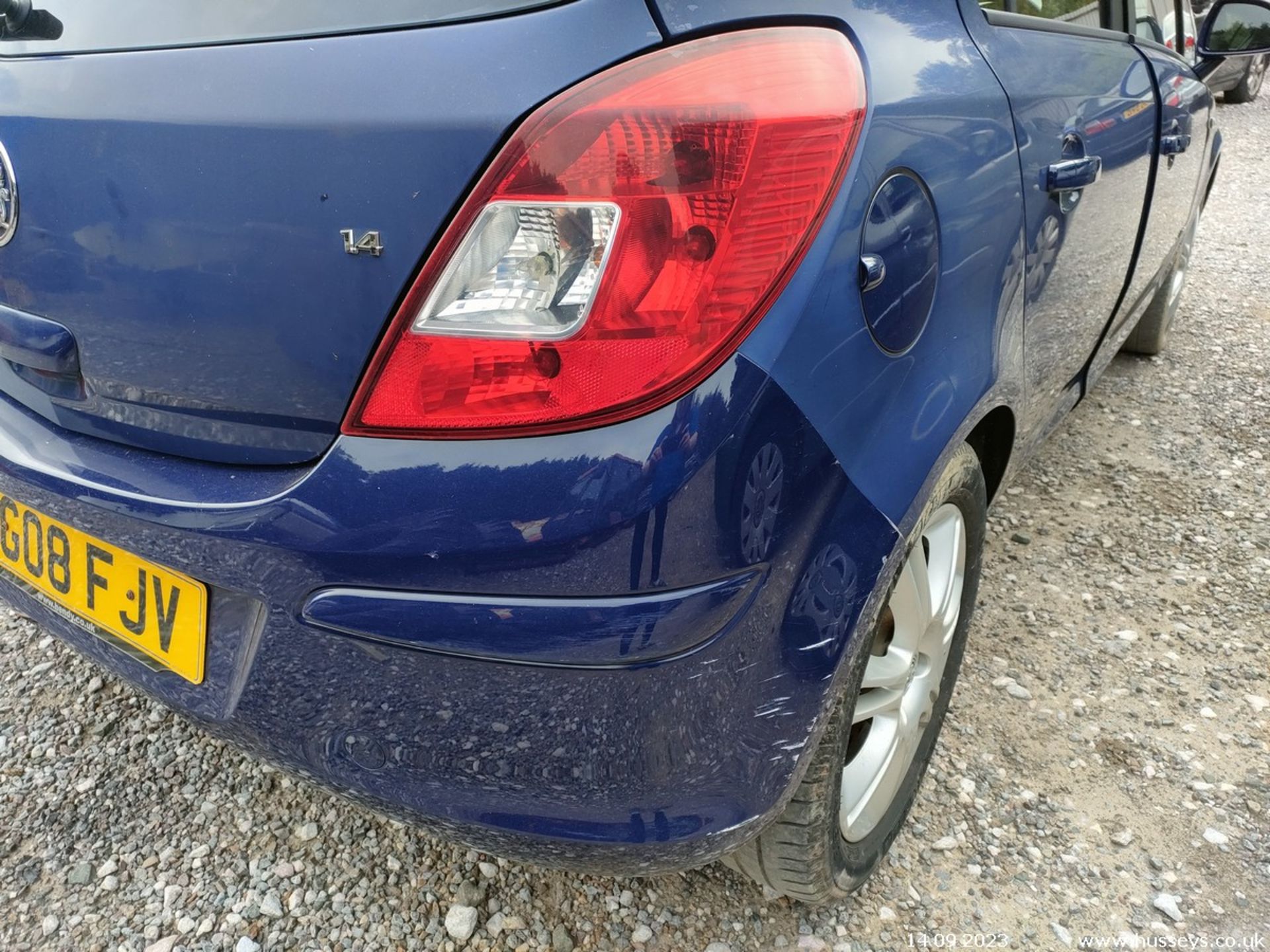 08/08 VAUXHALL CORSA DESIGN - 1364cc 5dr Hatchback (Blue) - Image 19 of 33