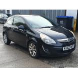 12/62 VAUXHALL CORSA ACTIVE AC - 1229cc 3dr Hatchback (Black, 92k)