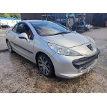 08/57 PEUGEOT 207 GT CC - 1598cc 2dr Convertible (Silver, 69k)