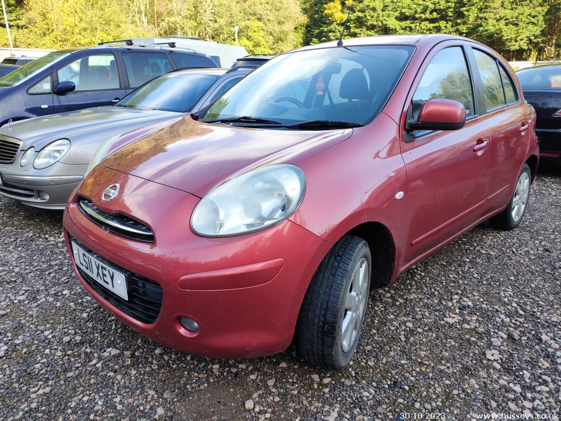 11/11 NISSAN MICRA ACENTA - 1198cc 5dr Hatchback (Red) - Image 7 of 43