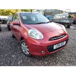 11/11 NISSAN MICRA ACENTA - 1198cc 5dr Hatchback (Red)