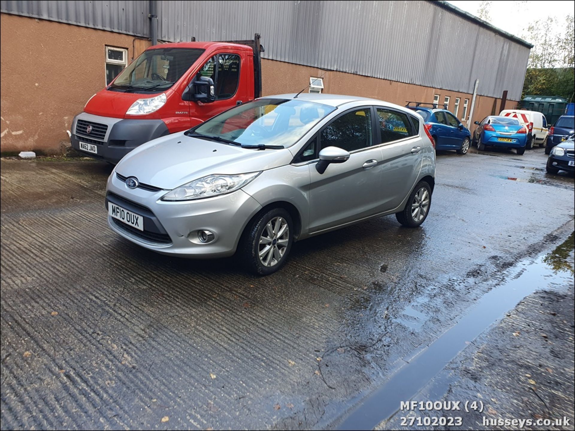 10/10 FORD FIESTA ZETEC 68 TDCI - 1399cc 5dr Hatchback (Silver, 156k) - Image 5 of 67